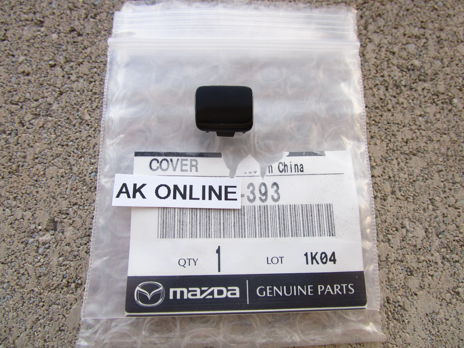 16 - 18 MAZDA CX-3 A/T SHIFTER LOCK RELEASE BUTTON COVER OEM NEW BLACK