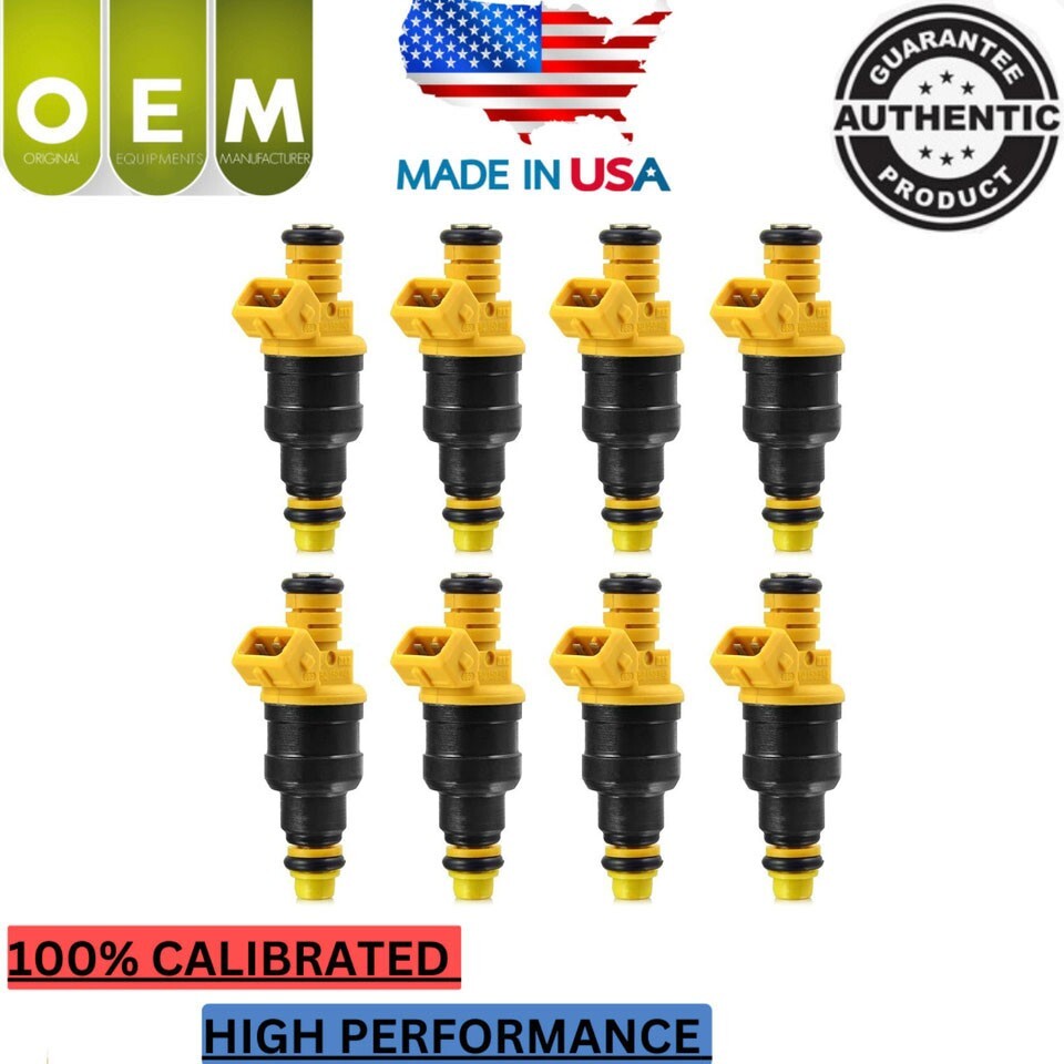 OEM 8x Bosch Fuel Injectors For 1993-1994 Ford Bronco 5.0L V8 #280150943 OEM 8x Bosch Fuel Injectors For 1993-1994 Ford Bronco 5.0L V8 #280150943