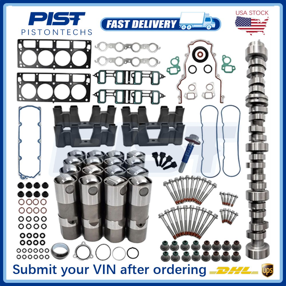 For 2007-2016 Chevy GM GEN 4 6.0L NON-DOD/AFM Camshaft Lifters Head Gasket Set
