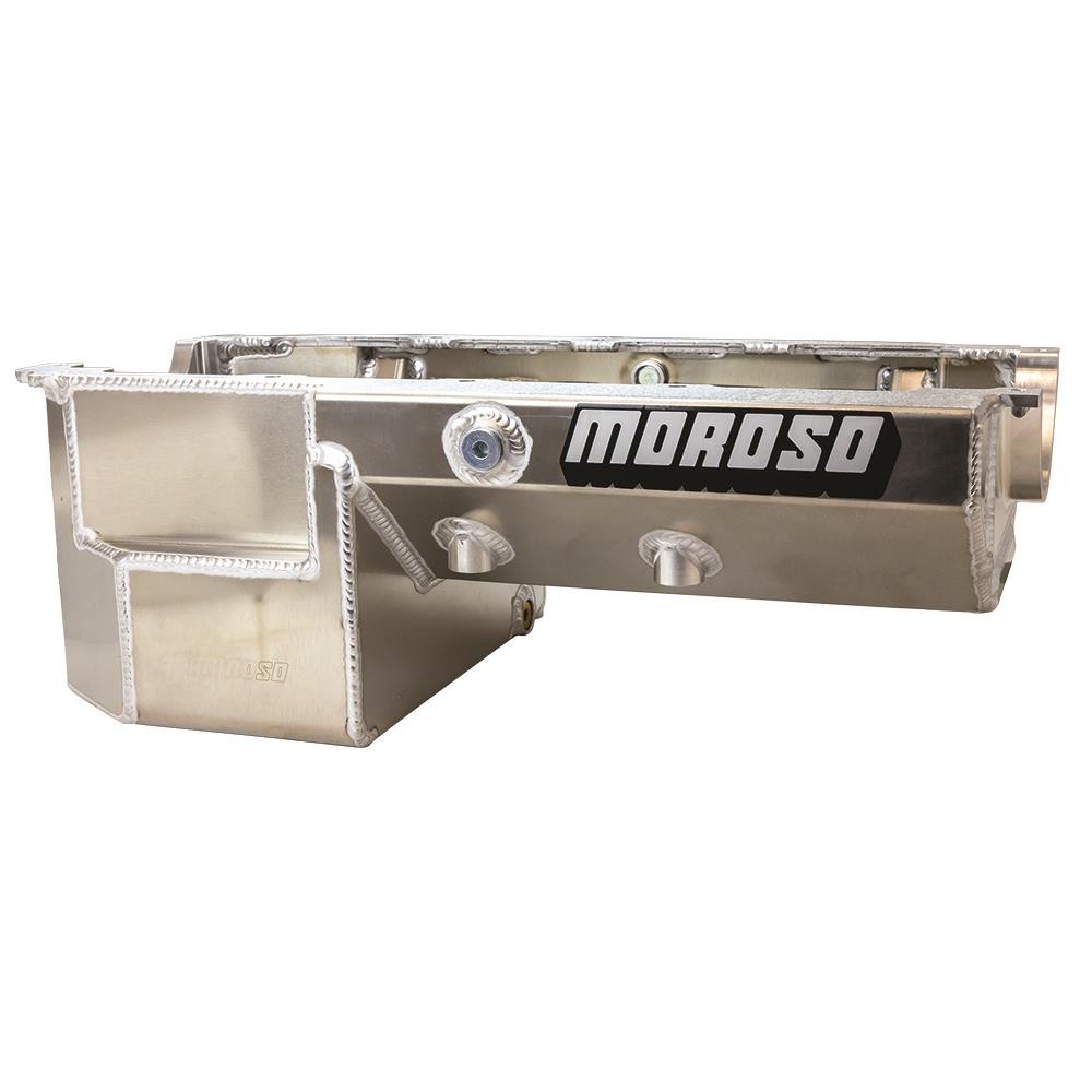 Moroso 20485 Oil Pan, BBC Mark Iv Double Power Kickouts, 8in Moroso 20485 Oil Pan, BBC Mark Iv Double Power Kickouts, 8in