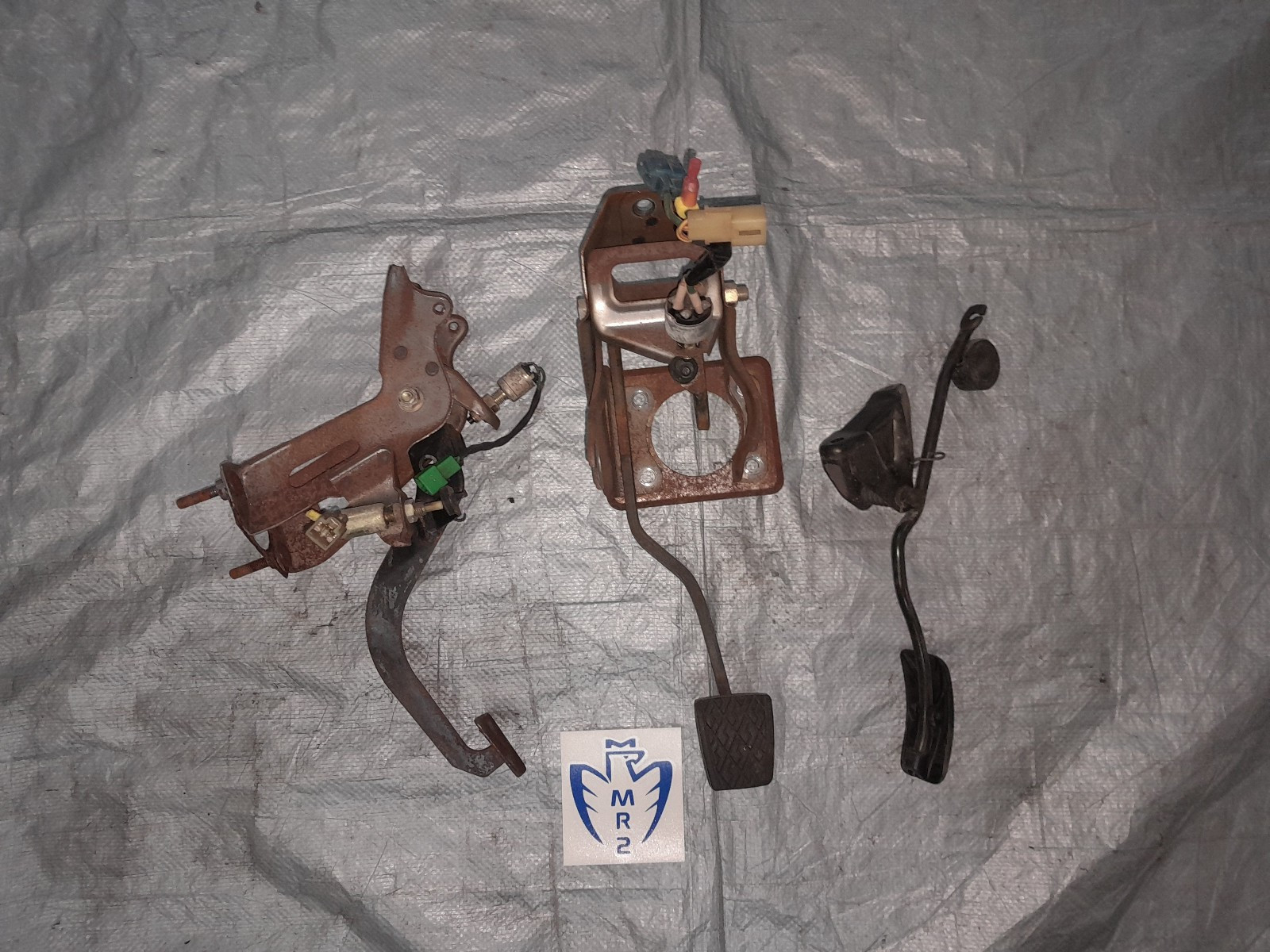 1985-1989 Toyota MR2 manual transmission pedal set clutch brake gas conversion