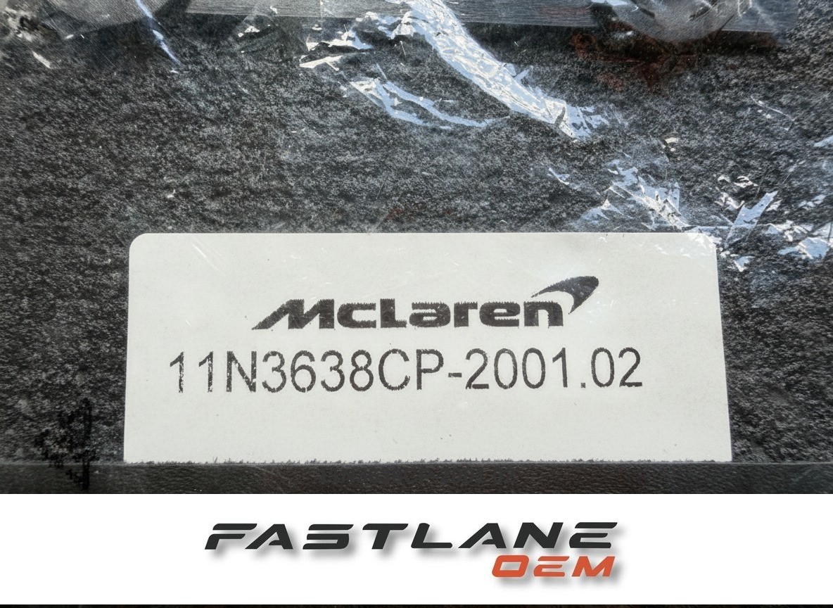 2015-2019 McLaren 570GT 600LT 2-piece Front Floor Mat Set 11N3638CP-2001 02 OEM