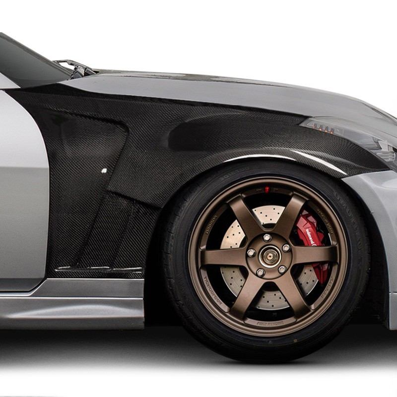 For Nissan 350Z 03-08 Carbon Creations AMS GT2 Style Carbon Fiber Front Fenders