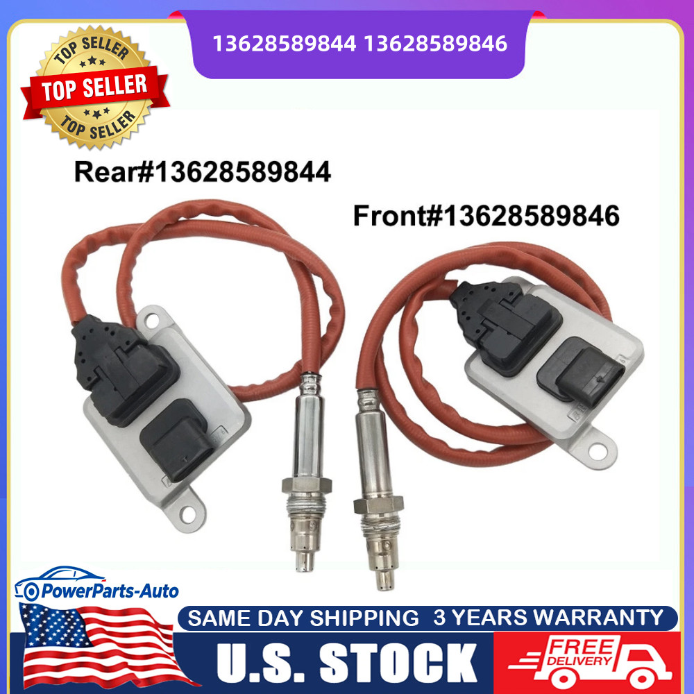 2X Rear Front Nox Sensor 13628589844 13628589846 For BMW E70 F30 X5 328d xDrive