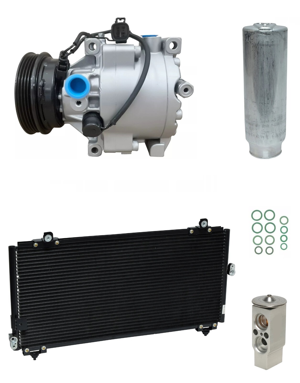 RYC Reman AC Compressor Kit With Condenser GG338 Fits Toyota Tercel 1.5L 1997