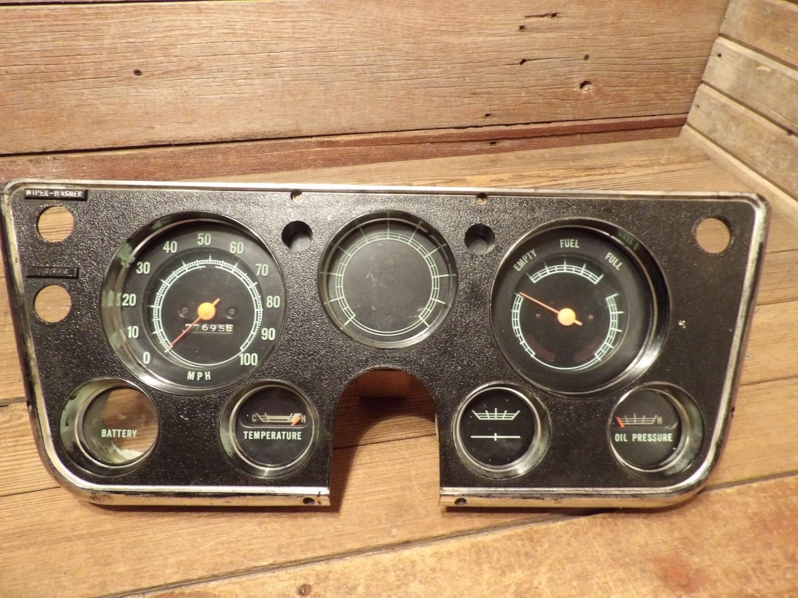 Vintage 1960-70\'s Chevrolet GMC Truck K 5 Blazer Instrument Dash Gauge Cluster Vintage 1960-70\'s Chevrolet GMC Truck K 5 Blazer Instrument Dash Gauge Cluster