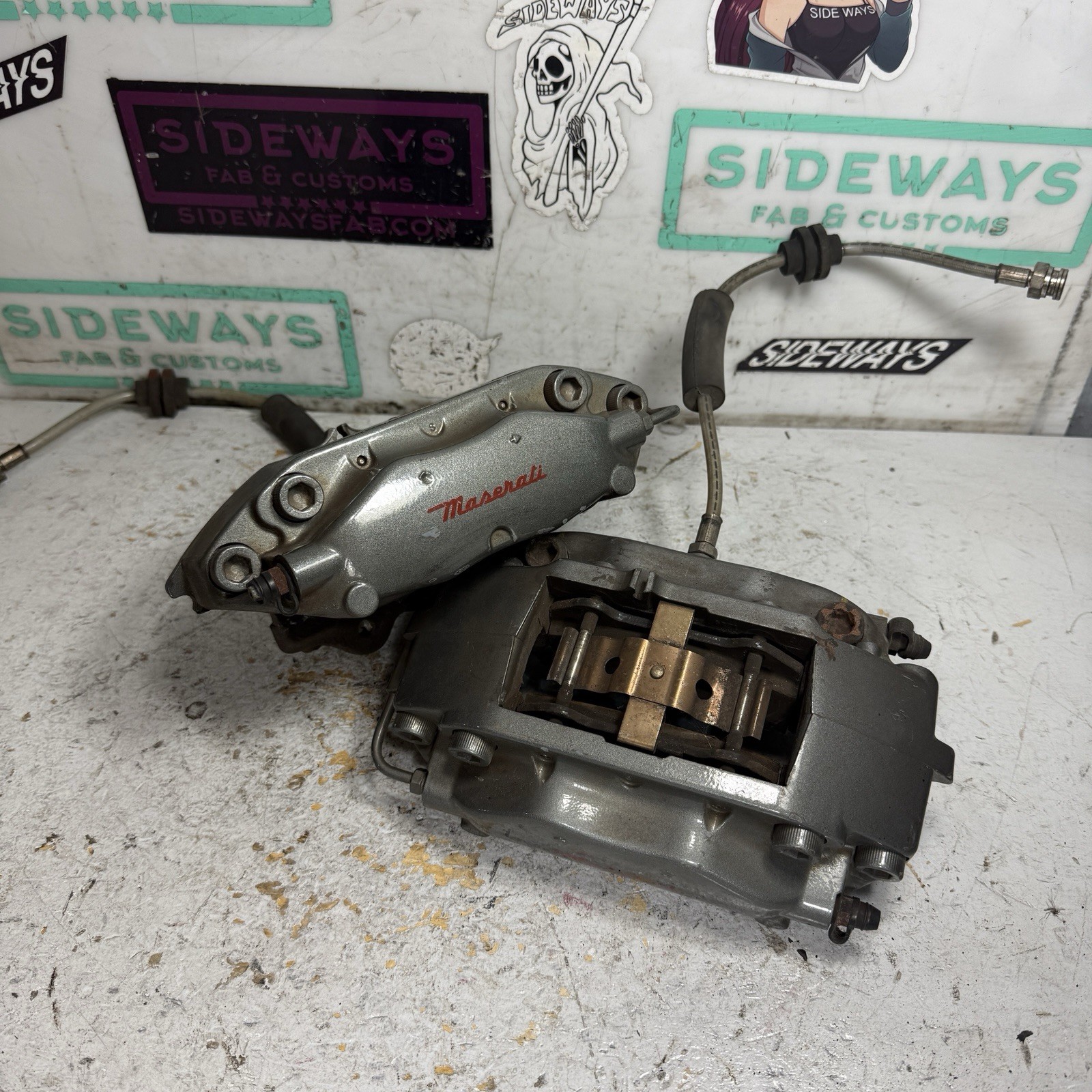 04-08 Maserati Quattroporte Rear Brembo Brake Calipers Left Right Pair M139