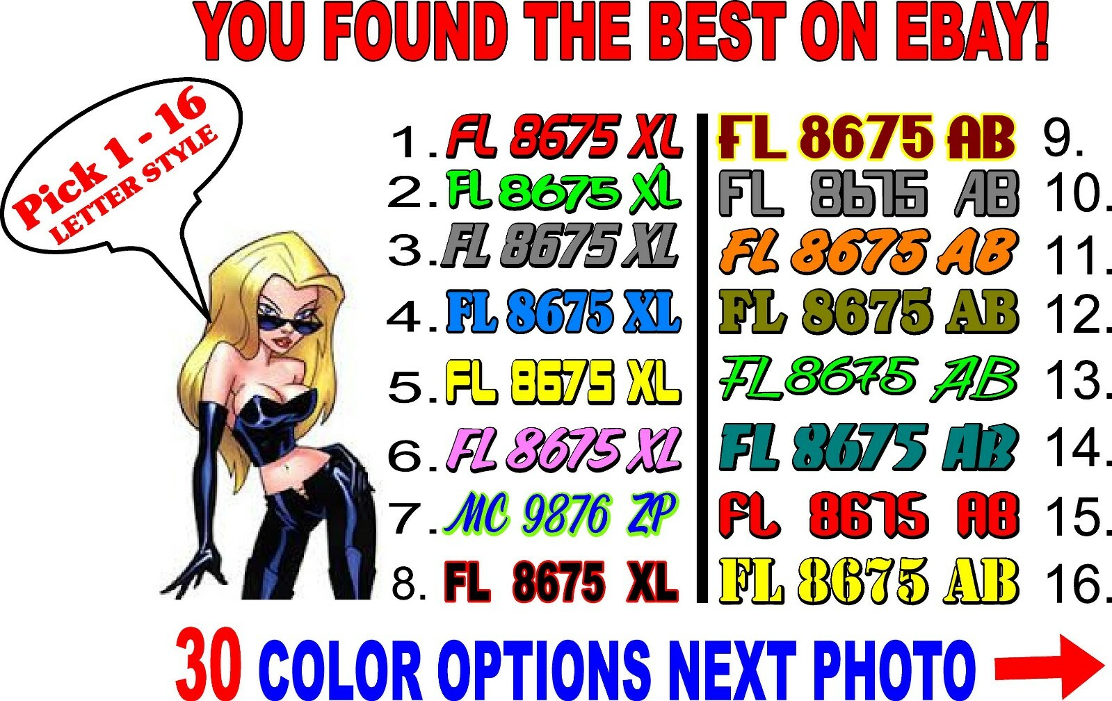 BOAT & PWC CUSTOM 2 set COLOR JET SKI SEA DOO REGISTRATION HULL ID NUMBER DECALS