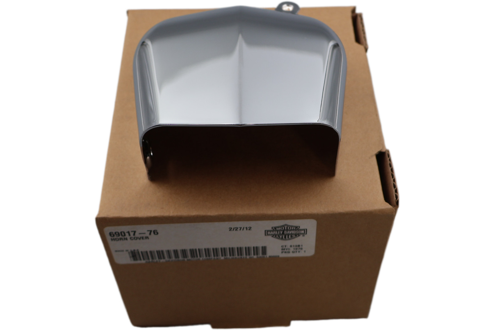 69017-76 NEW OEM 1941-1990 HARLEY-DAVIDSON FL HORN COVER SHOVELHEAD EVO