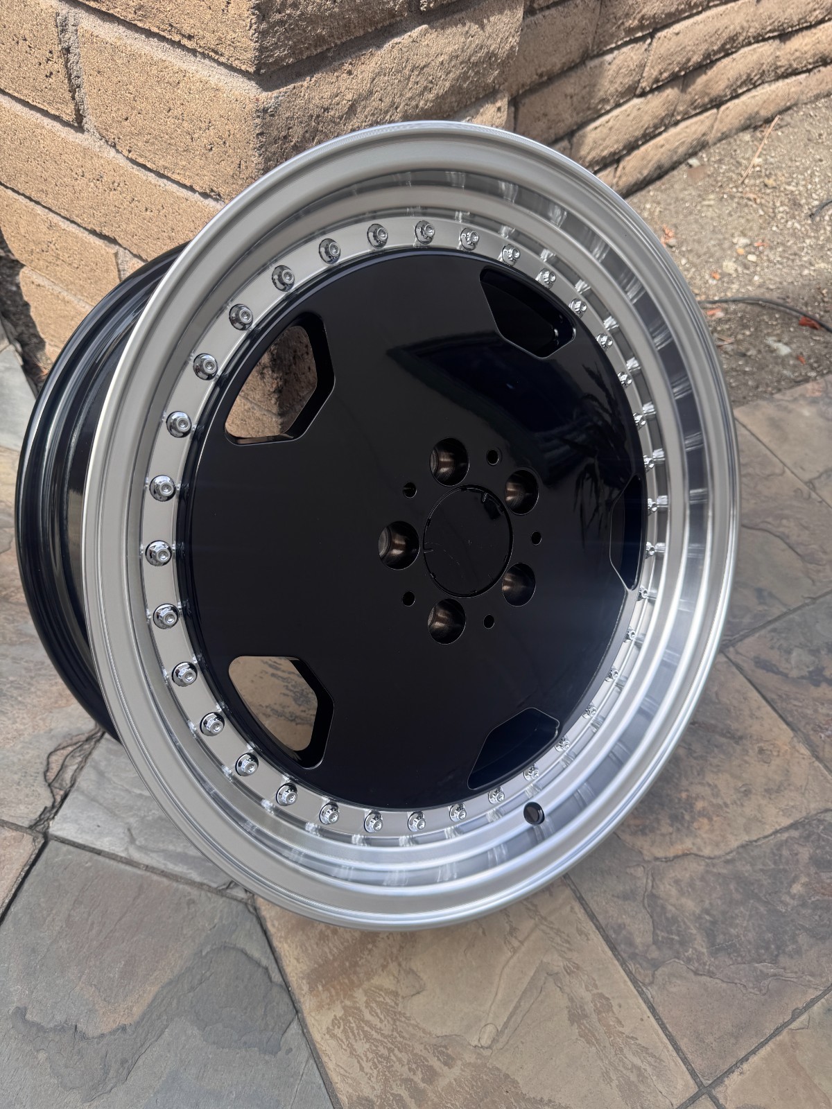 18 Inch Rims Aero 3 Monoblock gloss black Style 18x8.5 5x112 Fits Mercedes Benz
