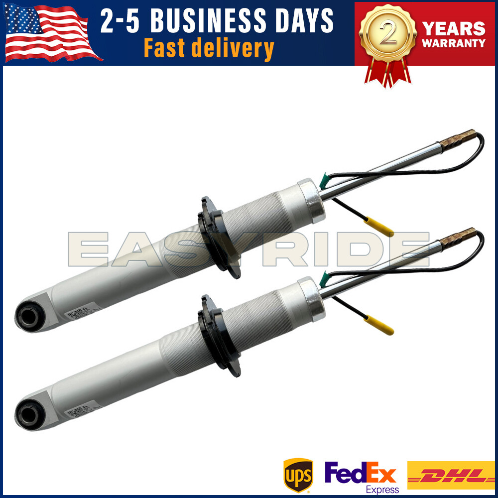 2PCS Rear Shock Absorbers Adjustbale Height For Maserati GranTurismo 2008-2012