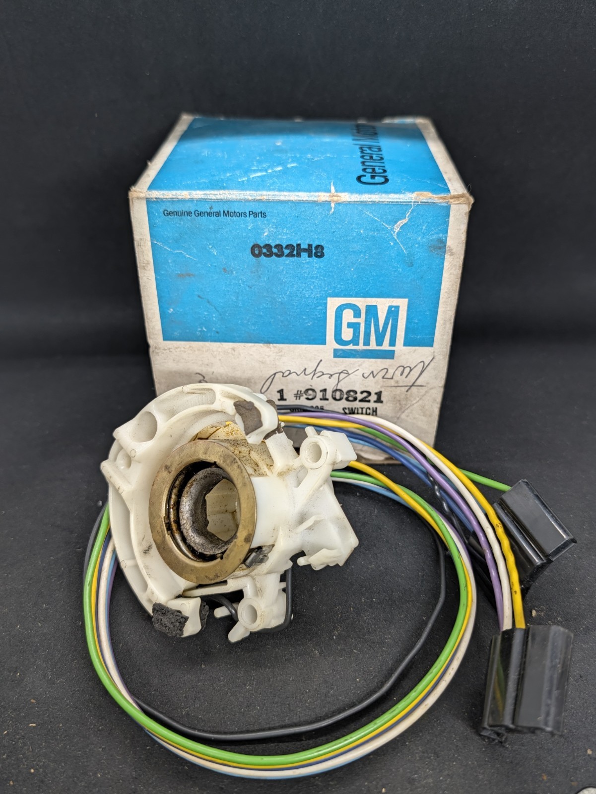 NOS 1964-66 CHEVROLET IMPALA CORVETTE BEL AIR TURN SIGNAL SWITCH W/O TILT 910821
