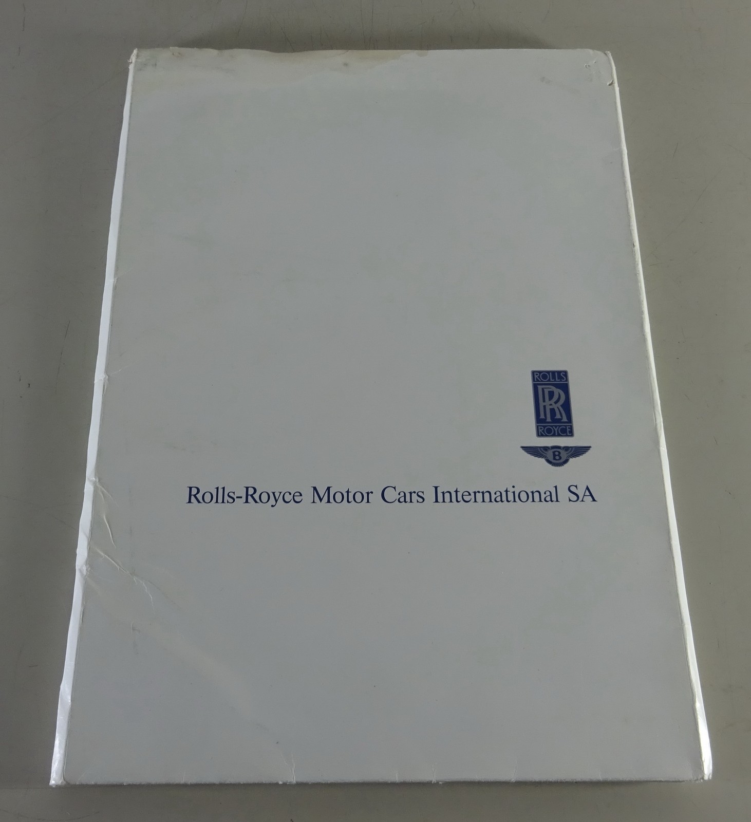 Press Folder Rolls-Royce Flying Spur And Bentley Concept Java Stand 1994