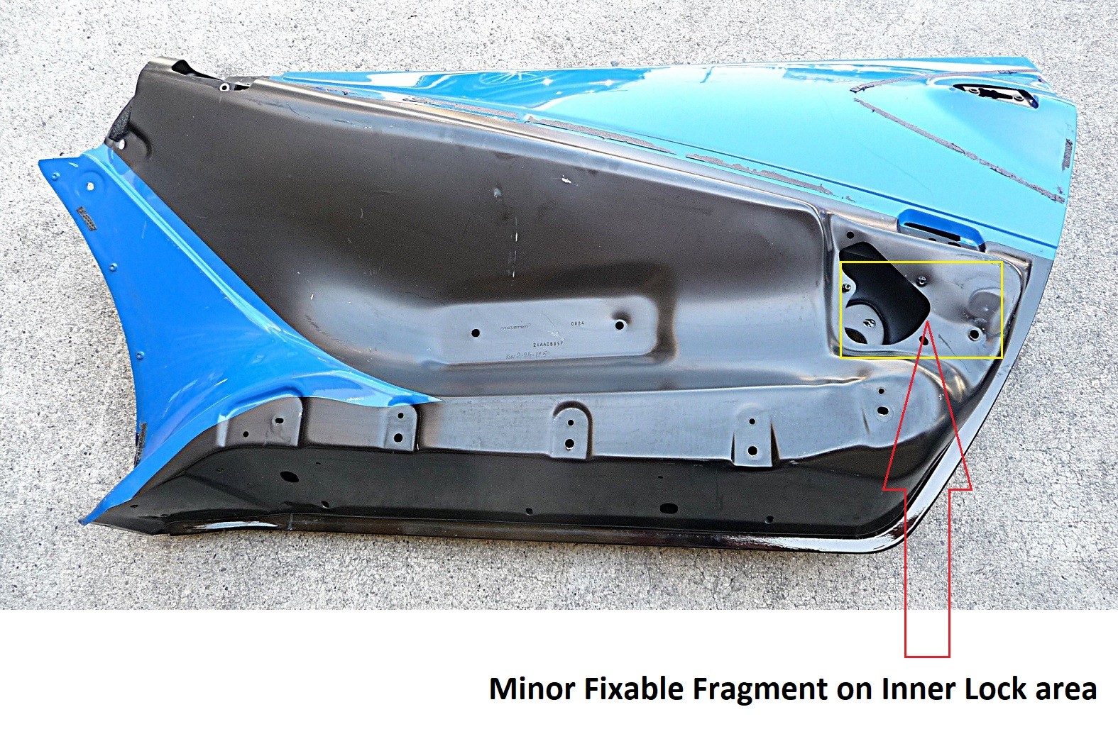 2023-2025 McLaren 750s Spider Left Front Driver Door Frame Panel 28AA089SP OEM