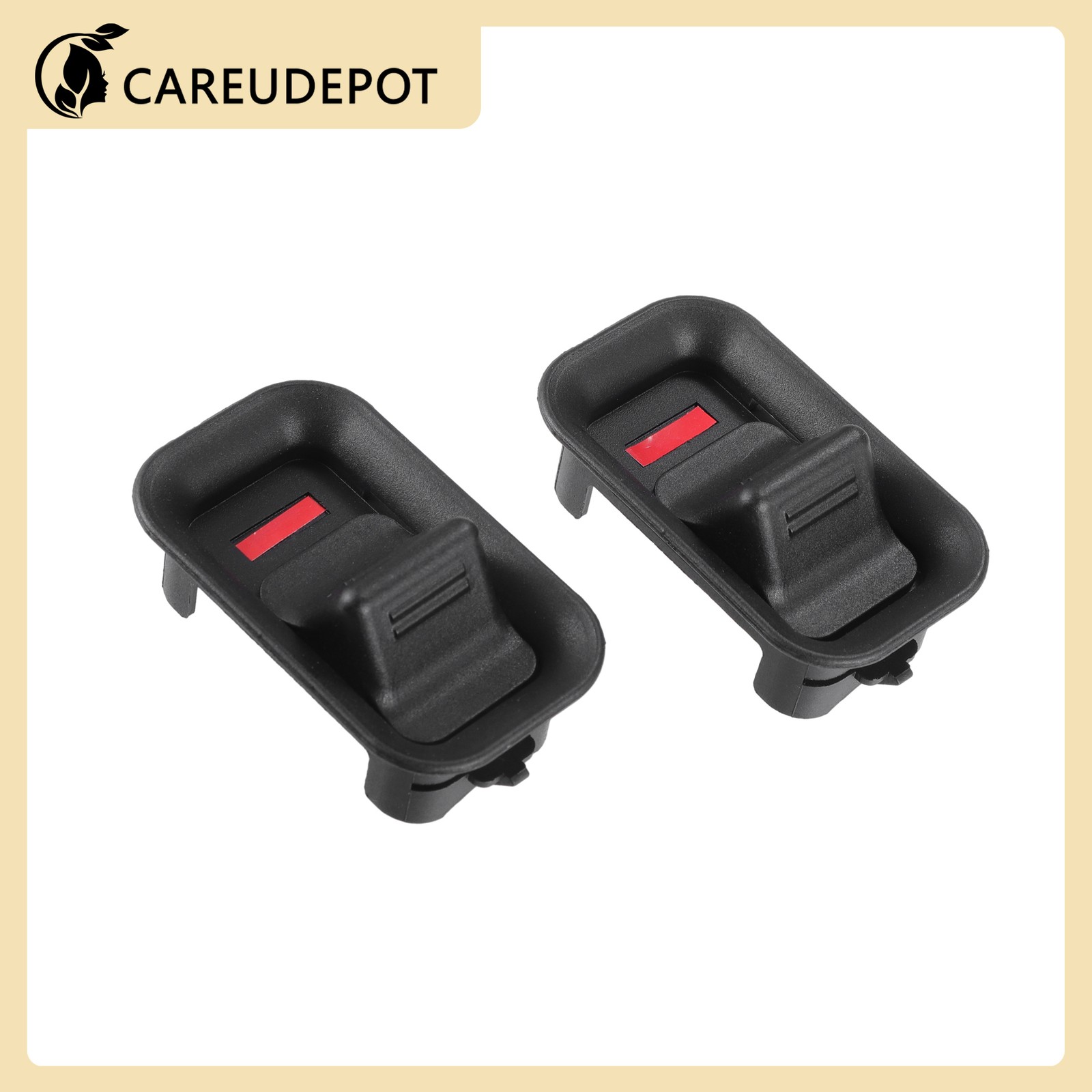 2 Pcs Front Rear Door Lock Lever Knob Replacement for Chevy Suburban 1500/2500