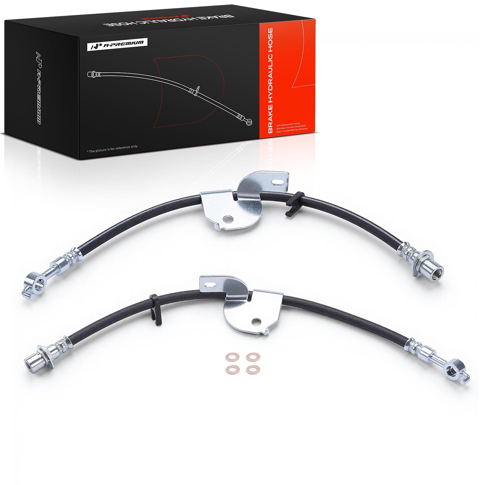 A-Premium 2x Brake Hydraulic Hose Front LH & RH for Ford F-150 2012 2013 2014 A-Premium 2x Brake Hydraulic Hose Front LH & RH for Ford F-150 2012 2013 2014