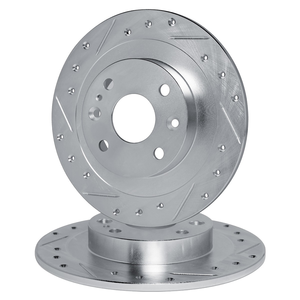 WGPN1-67087 R1 Concepts Brake Discs 2-Wheel Set Rear for Nissan Sentra 200SX NX