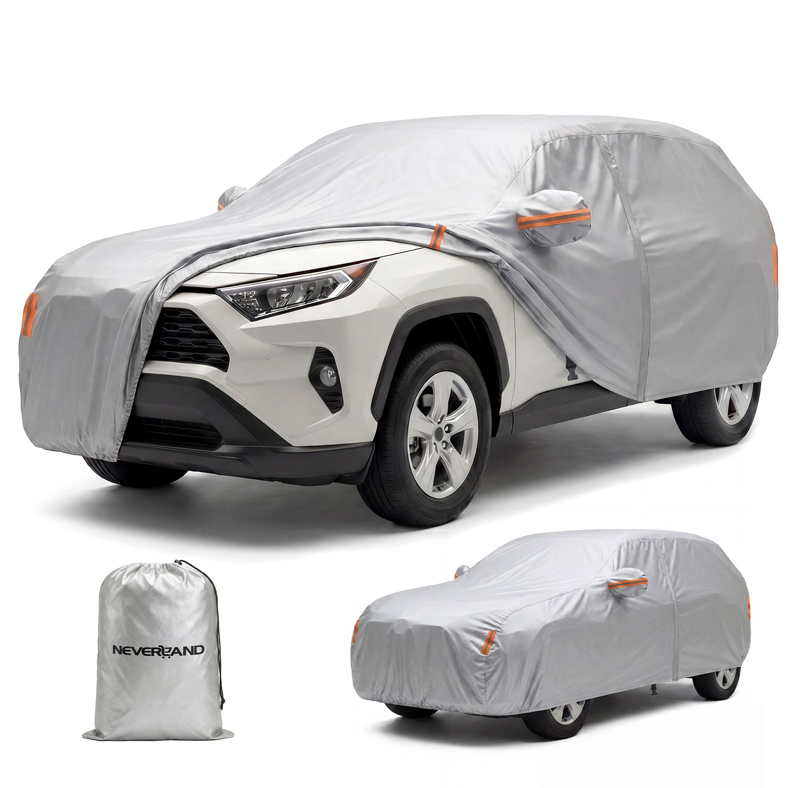 XXL Waterproof Full SUV Car Cover Heavy Duty All Weather UV Protection Dustproof