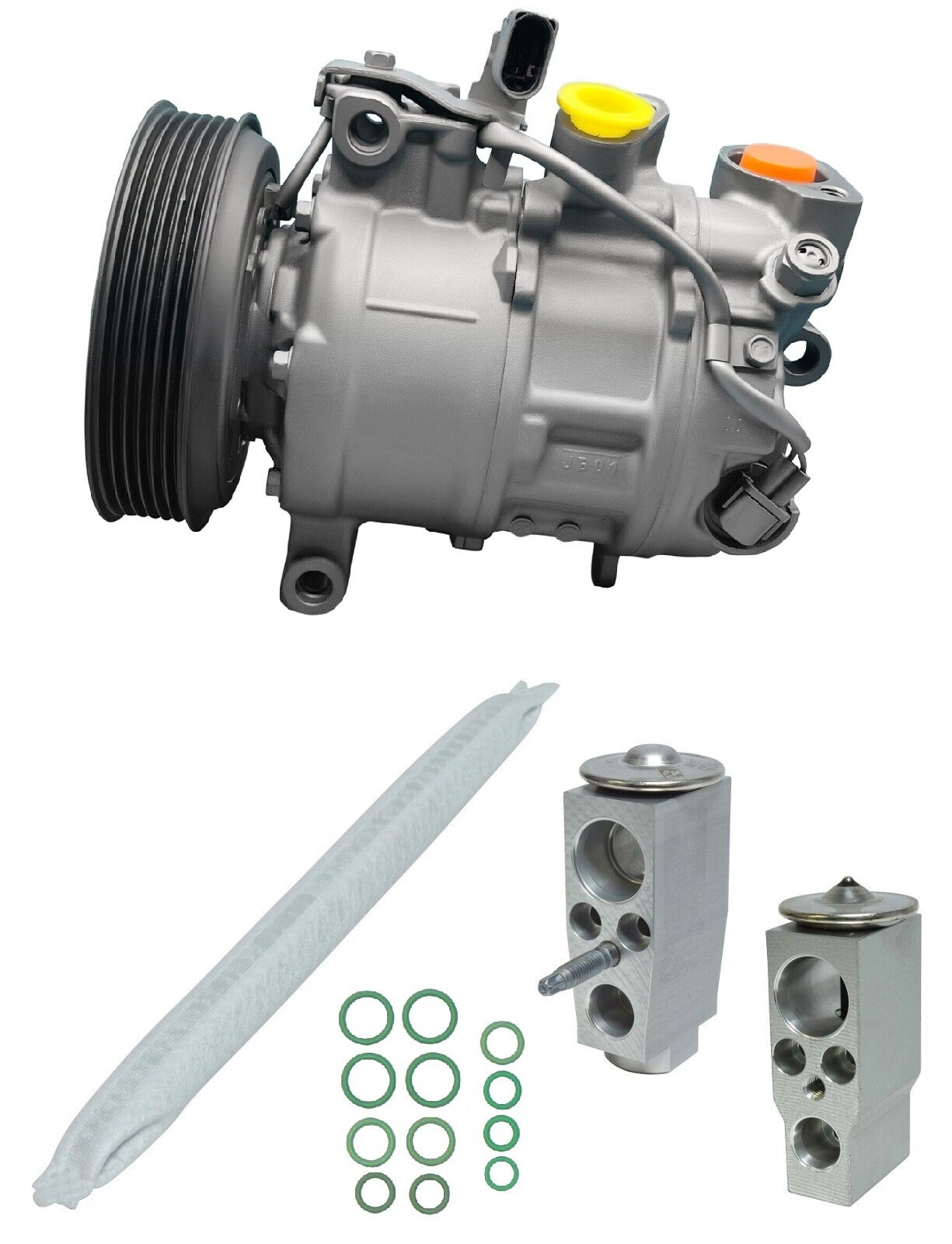 RYC Remanufactured AC Compressor Kit AFG388 Fits Audi Q7 3.0L 2019 With Rear AC
