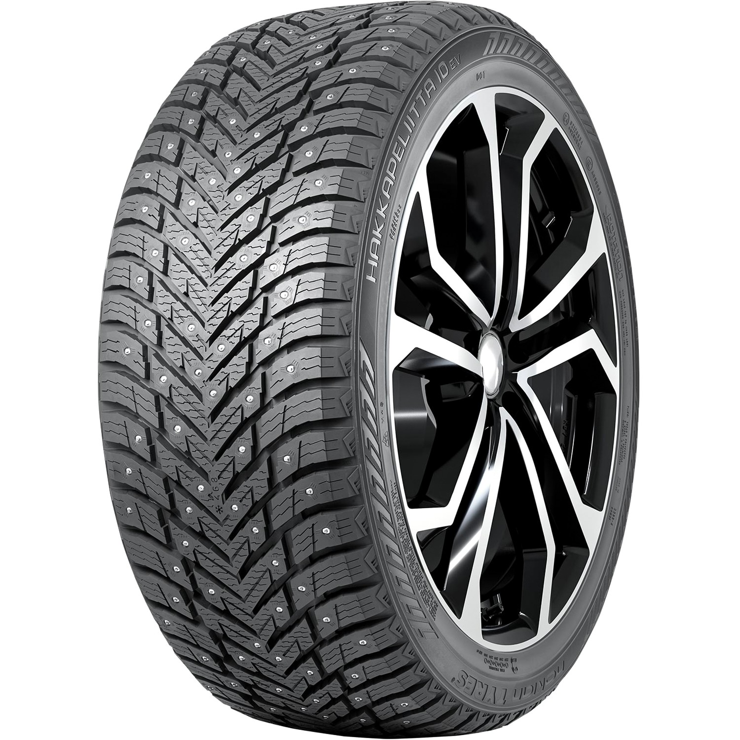 Tire Nokian Tyres Hakkapeliitta 10 EV 255/45R19 104T XL (Studded) Snow Winter