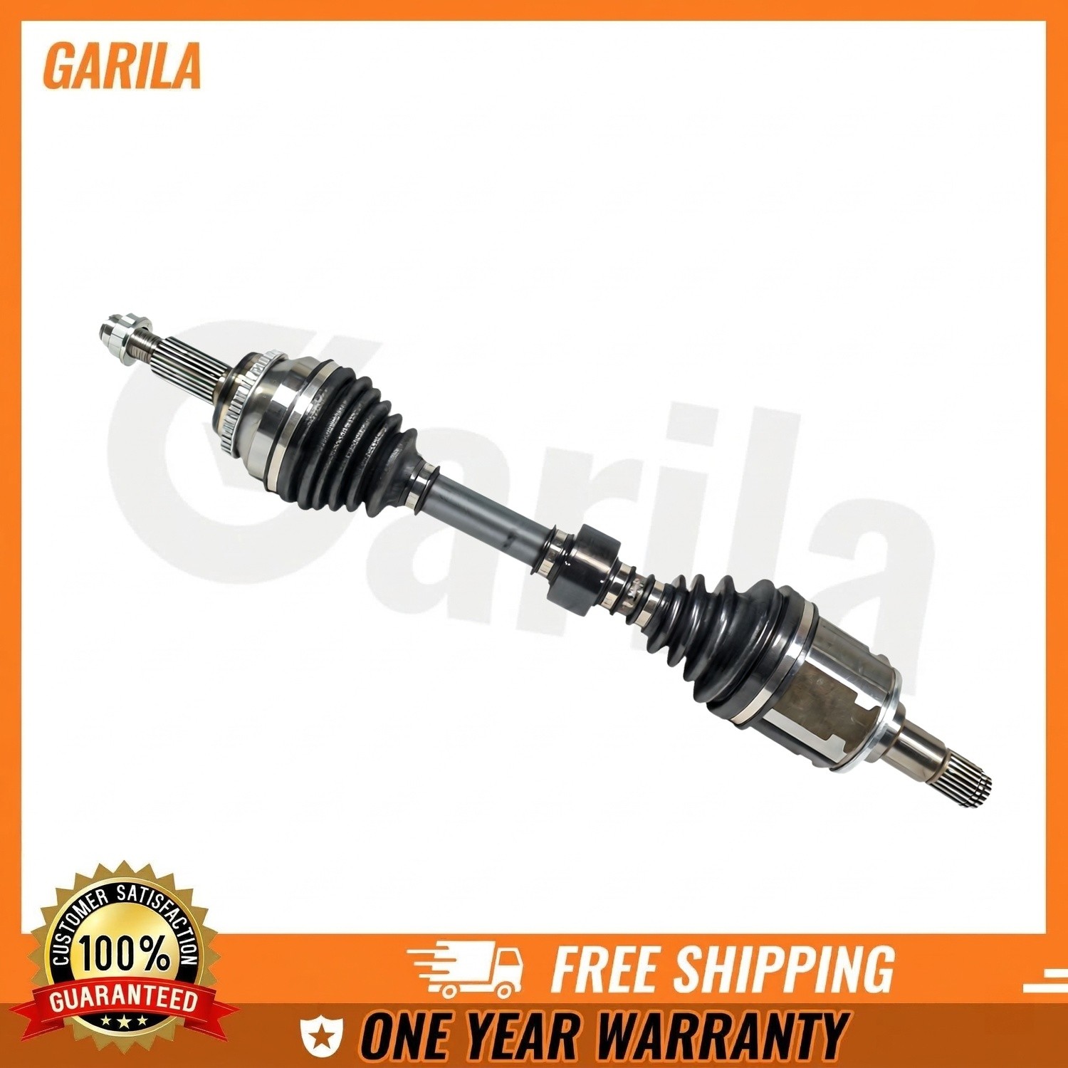 Garila Front Left CV Axle Joint for 2017-2019 Toyota Highlander 3.5L V6 AWD FWD