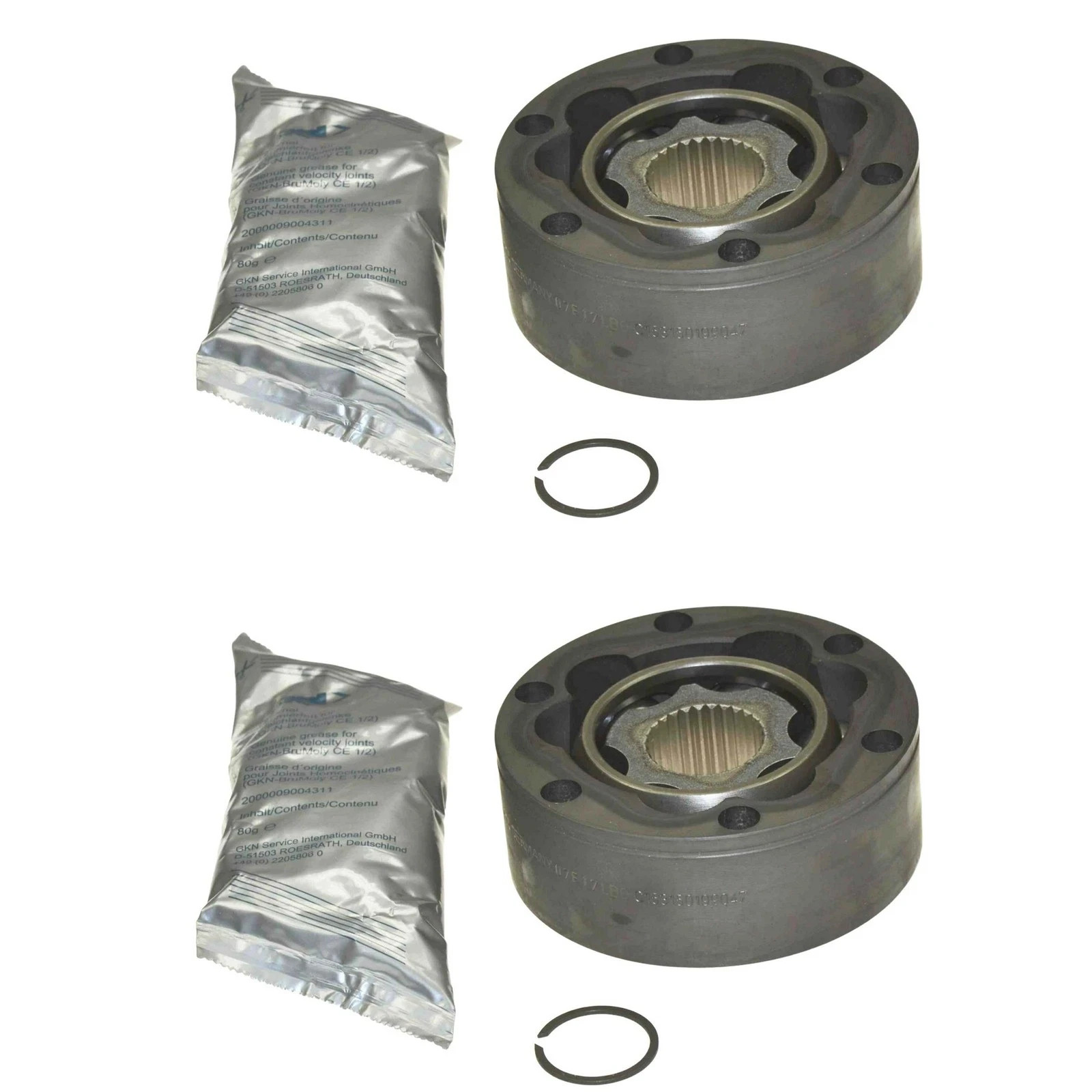 GKN LOEBRO OEM CV Axle Joints Pair For Porsche 911 3.0L Manual 930 93033203400