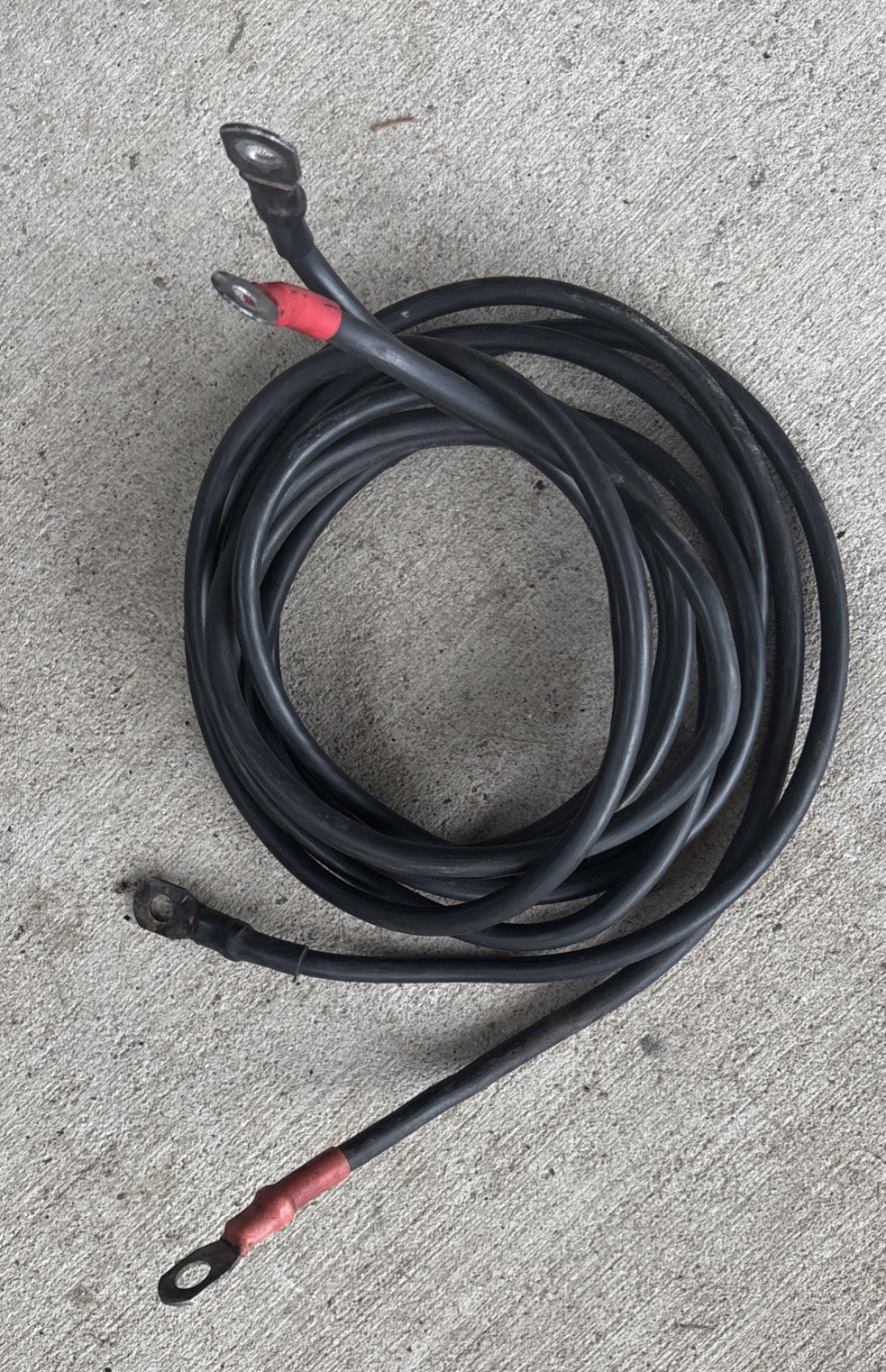 Mercury 35 hp 2 cylinder  Positive & Negative Battery Cables Boat 7 1/2’ Long