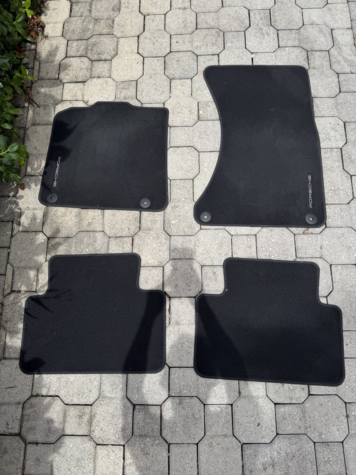 2015-2024 Porsche Macan OEM Carpet Floor Mats Black 4pc Set 95B864435D055