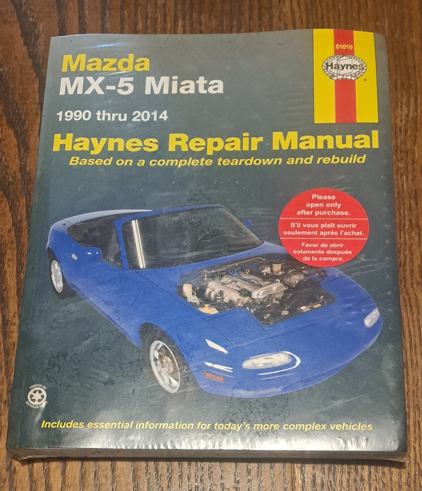 Haynes Mazda MX-5 Miata 1990-2014 Auto Repair Manual : H61016 Haynes Mazda MX-5 Miata 1990-2014 Auto Repair Manual : H61016