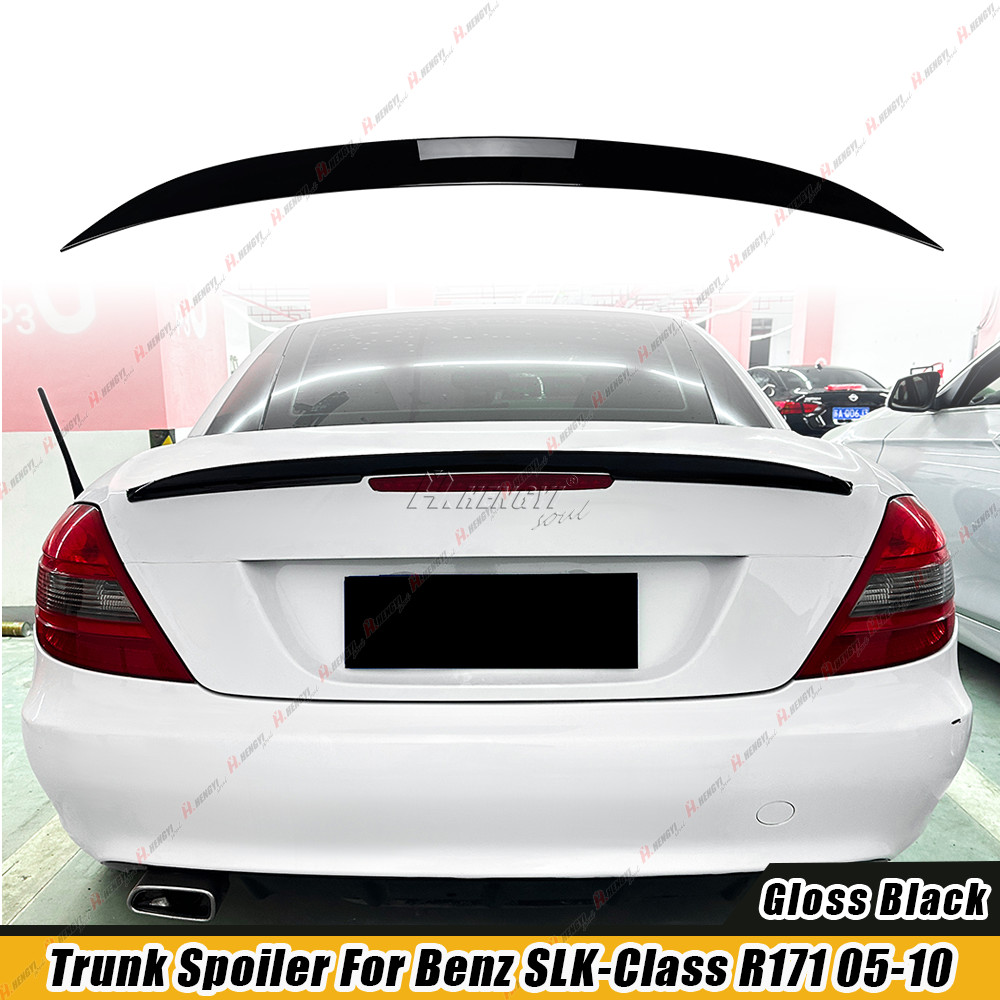 Fits 05-10 Benz SLK Class R171  Rear Trunk Spoiler Painted #197 Black