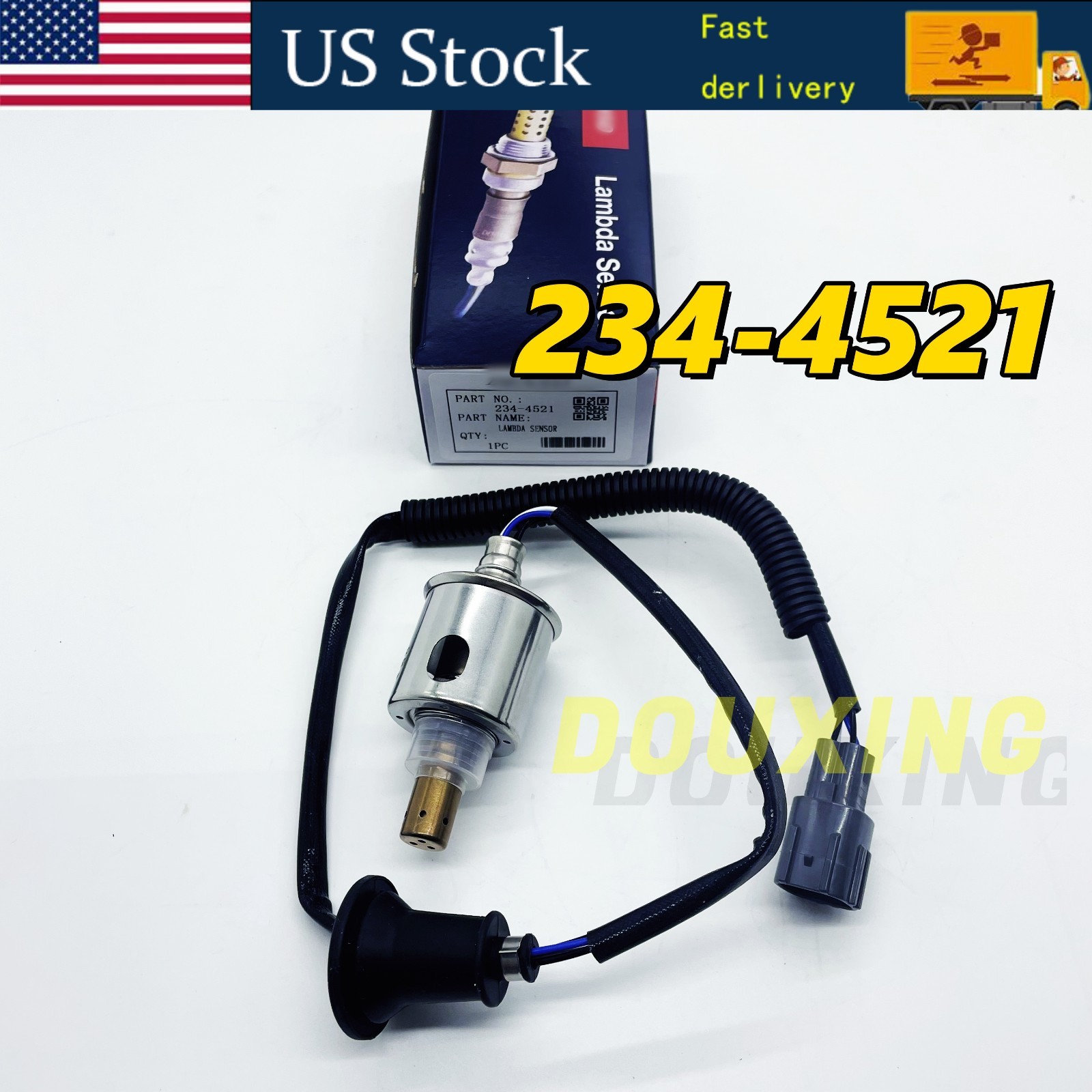 1X NEW 234-4521 Downstram Oxygen Sensor for Lexus GS350 GS450h IS F IS250 Denso