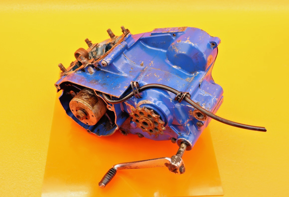 1987 Suzuki RM80 RM 80 Bottom End Engine Crankcase Transmission Assembly