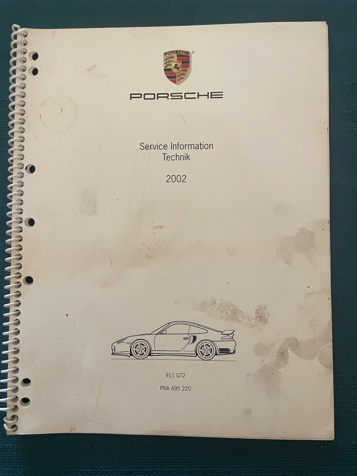 Porsche 911 GT2 Service Information Technik 2002 Porsche 911 GT2 Service Information Technik 2002