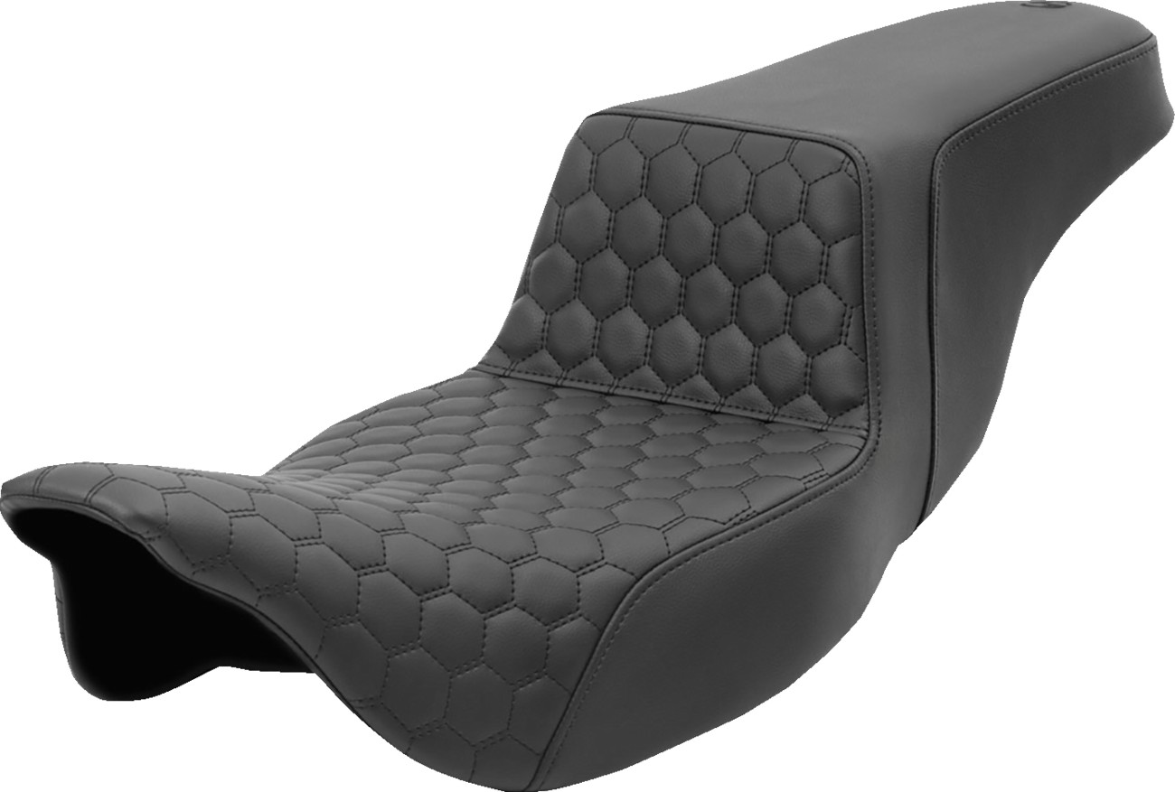 SADDLEMEN - Step-Up Seat Honeycomb Extended Reach for FL \'08-\'23 | 808-07B-178