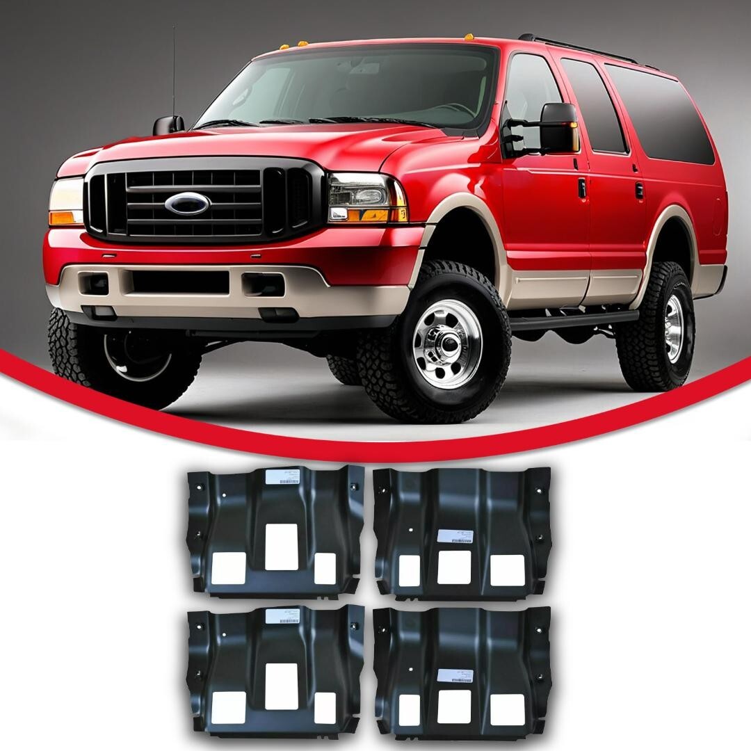 2000-2005 Ford Excursion Front / Center Outer Floor Pan Supports  4PC. Kit