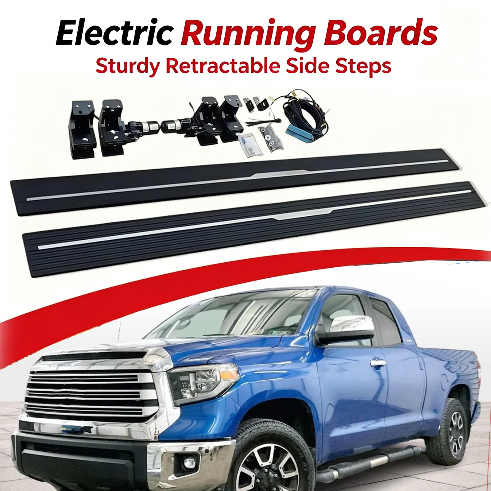Deployable Power Electric Running Board Side Step Fits Toyota Tundra 2011-2021 Deployable Power Electric Running Board Side Step Fits Toyota Tundra 2011-2021