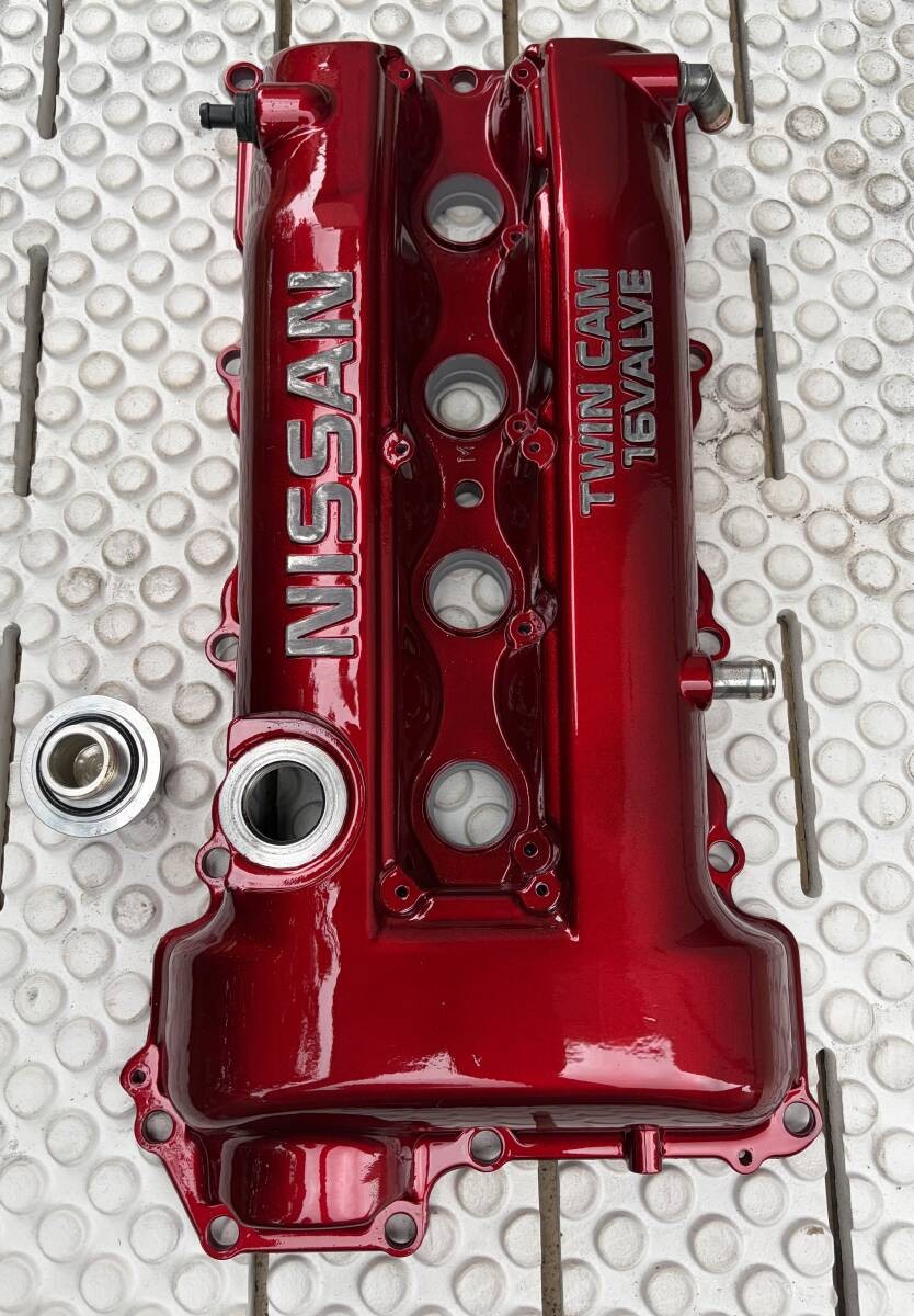 Nissan Silvia S14 S15 Genuine SR20DET Cam Valve Cover Candy Red Unused
