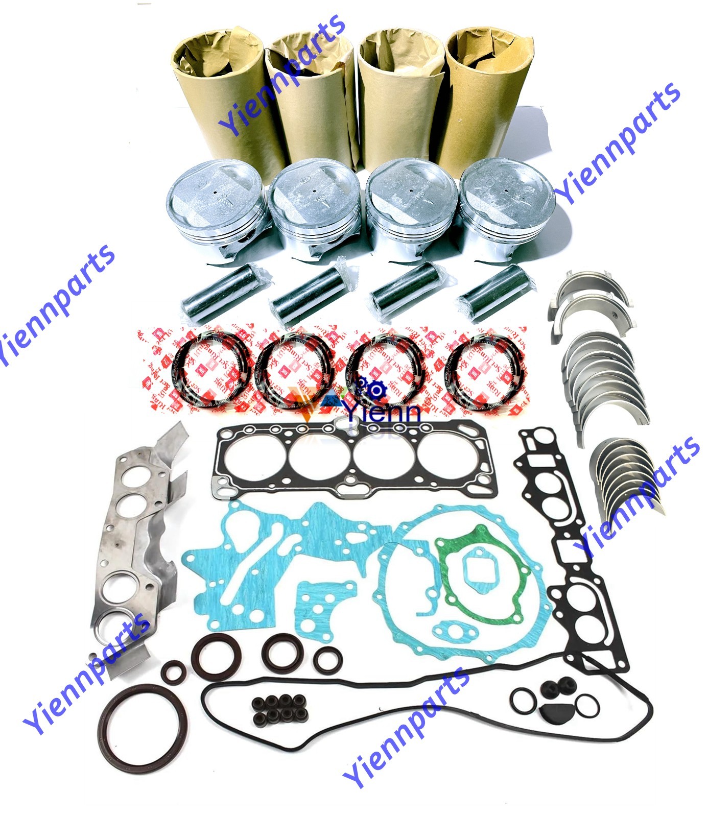 PSI 2.4L Engine Overhaul Rebuild Kit For Forklifts Gasoline engine spare parts