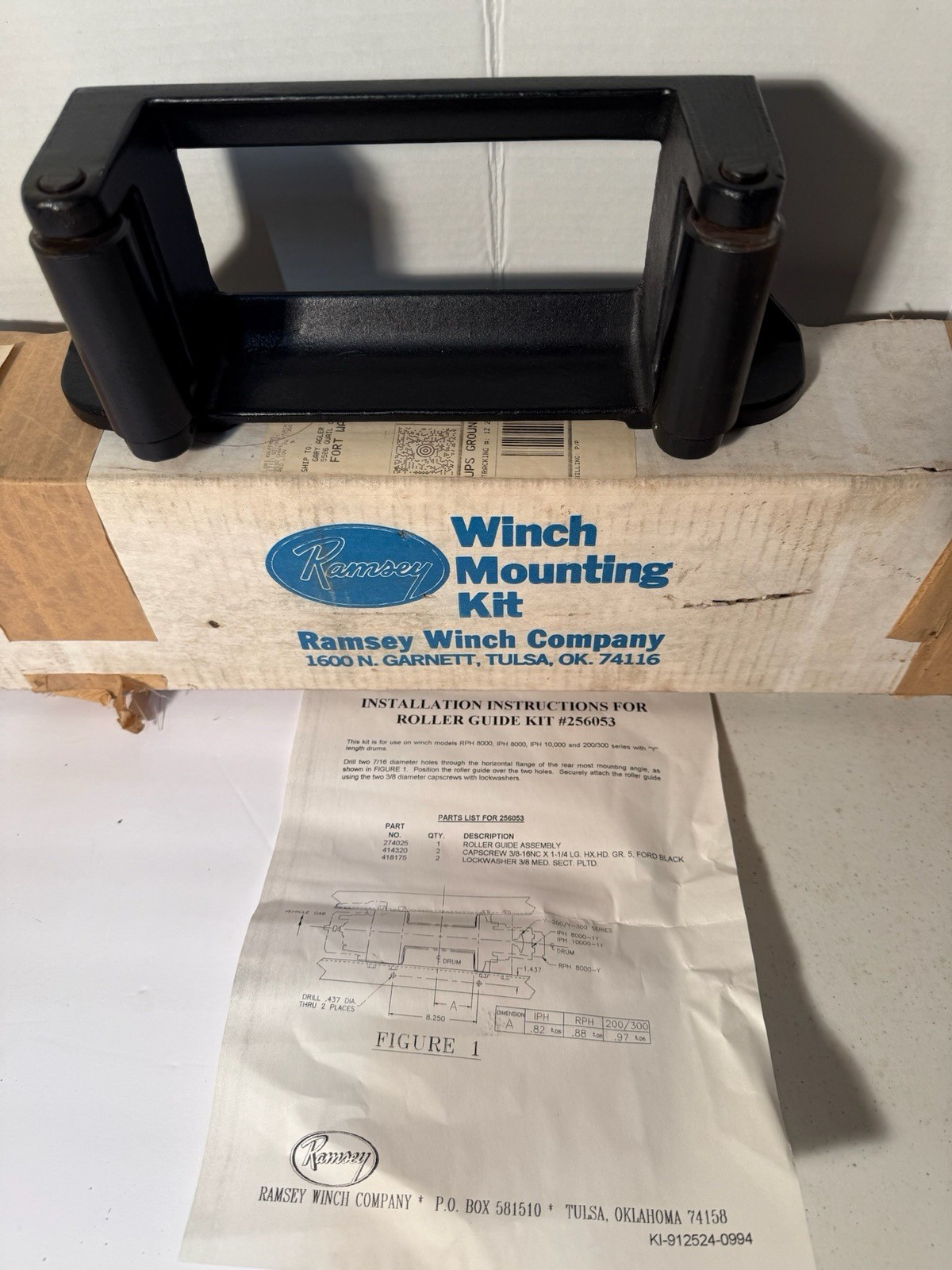 New Vintage Ramsey Winch Roller Guide Kit 256053 Heavy Duty Wrecker Car Carrier