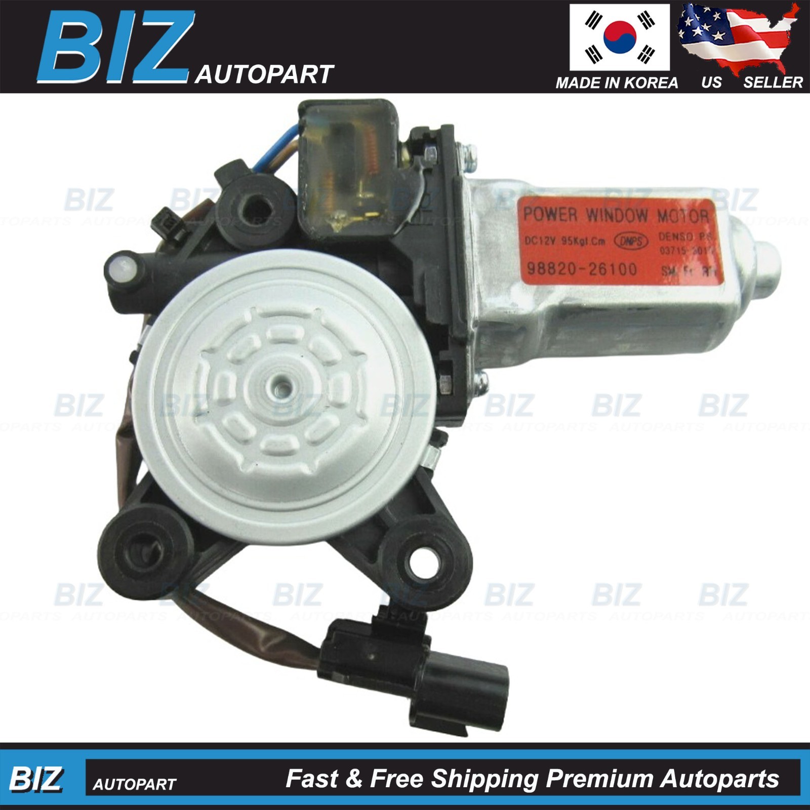 OEM Window Motor FRONT RIGHT for 2001-2006 Hyundai Santa Fe # 98820-26100