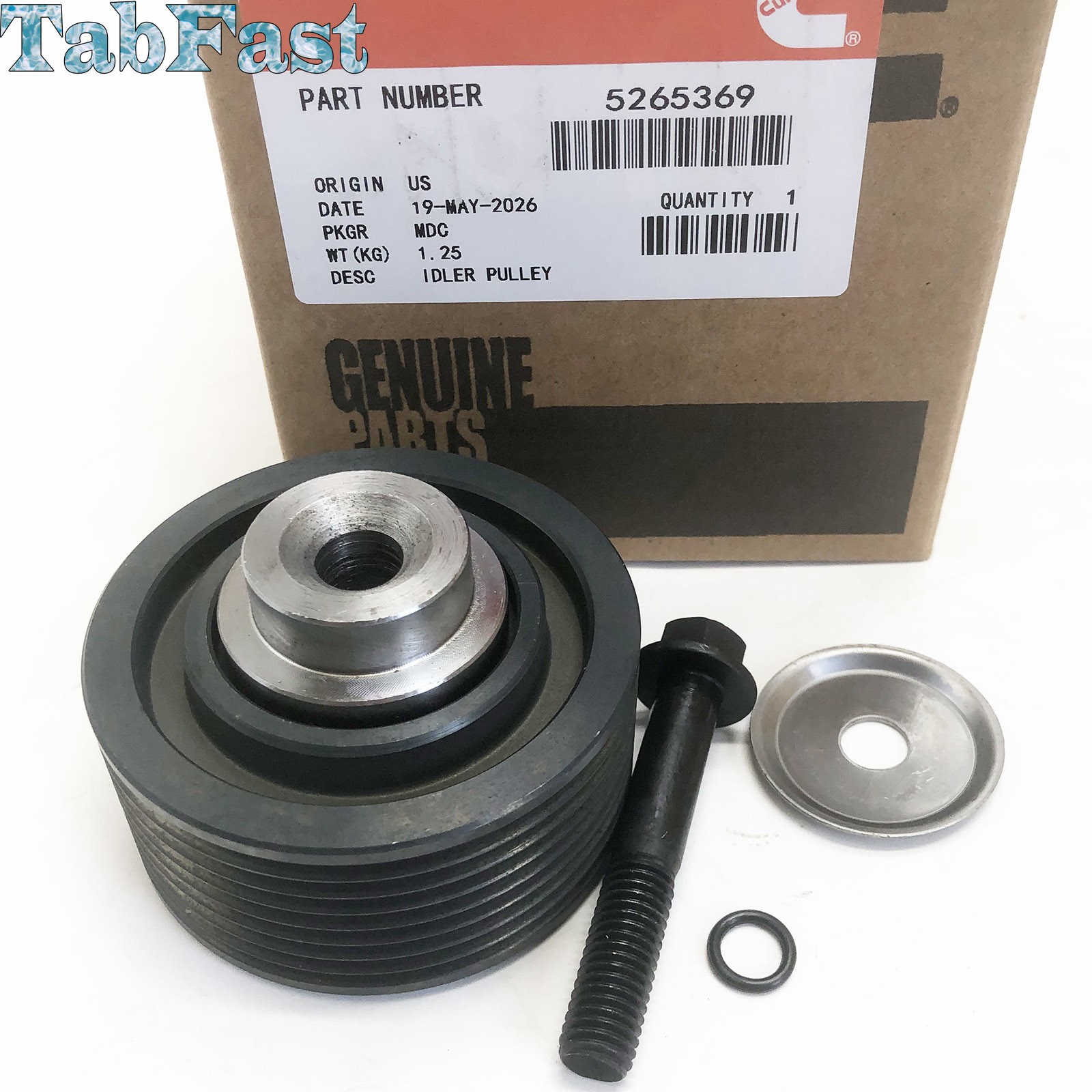 New Idler Pulley Kit 5265369 for Cummins ISF2.8 ISF3.8 Engine With Bolt Hardware New Idler Pulley Kit 5265369 for Cummins ISF2.8 ISF3.8 Engine With Bolt Hardware