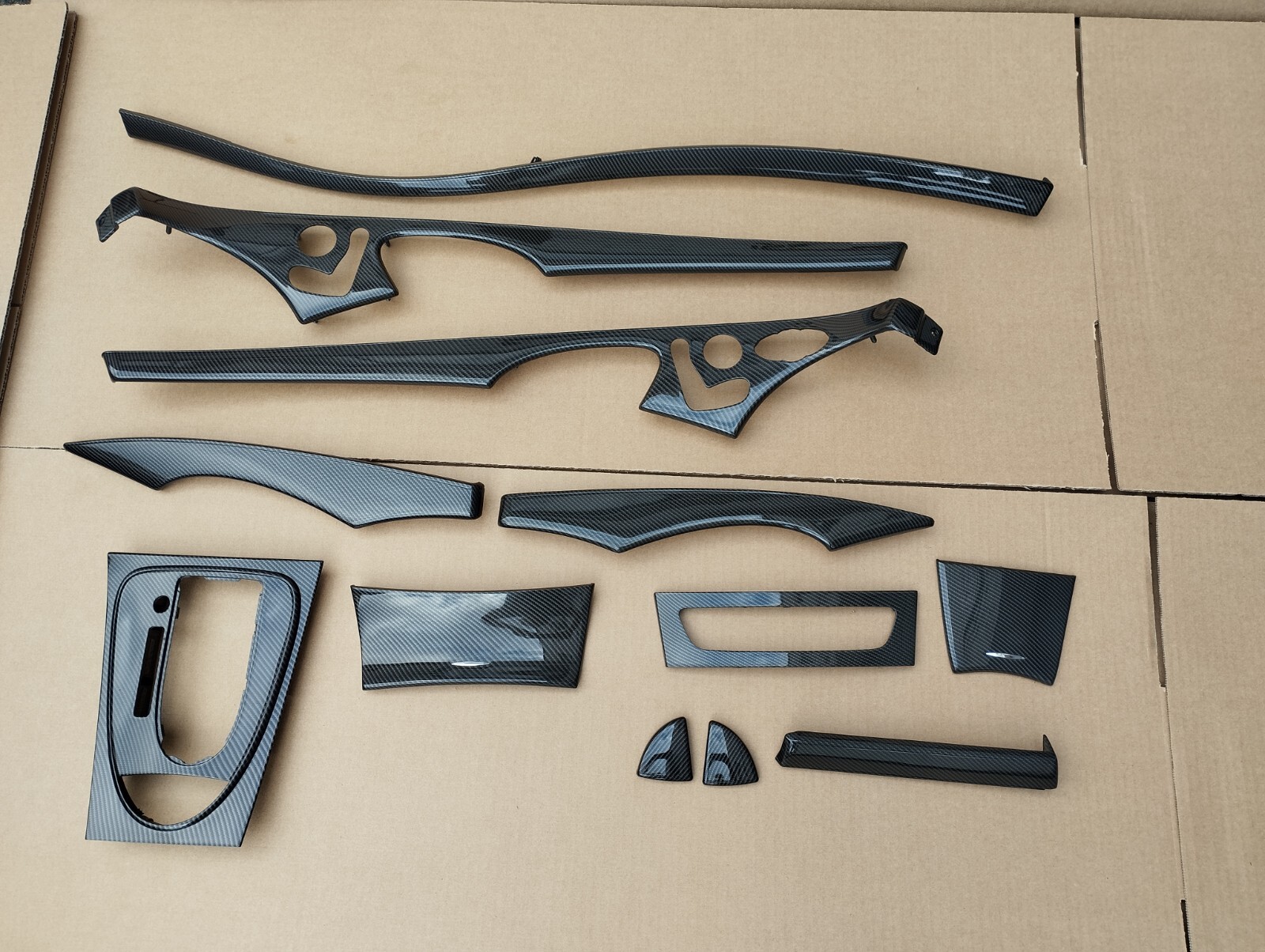 Mercedes Benz E Class W211 E55 E63 AMG Carbon Fiber Interior Trim Set 2003-2009