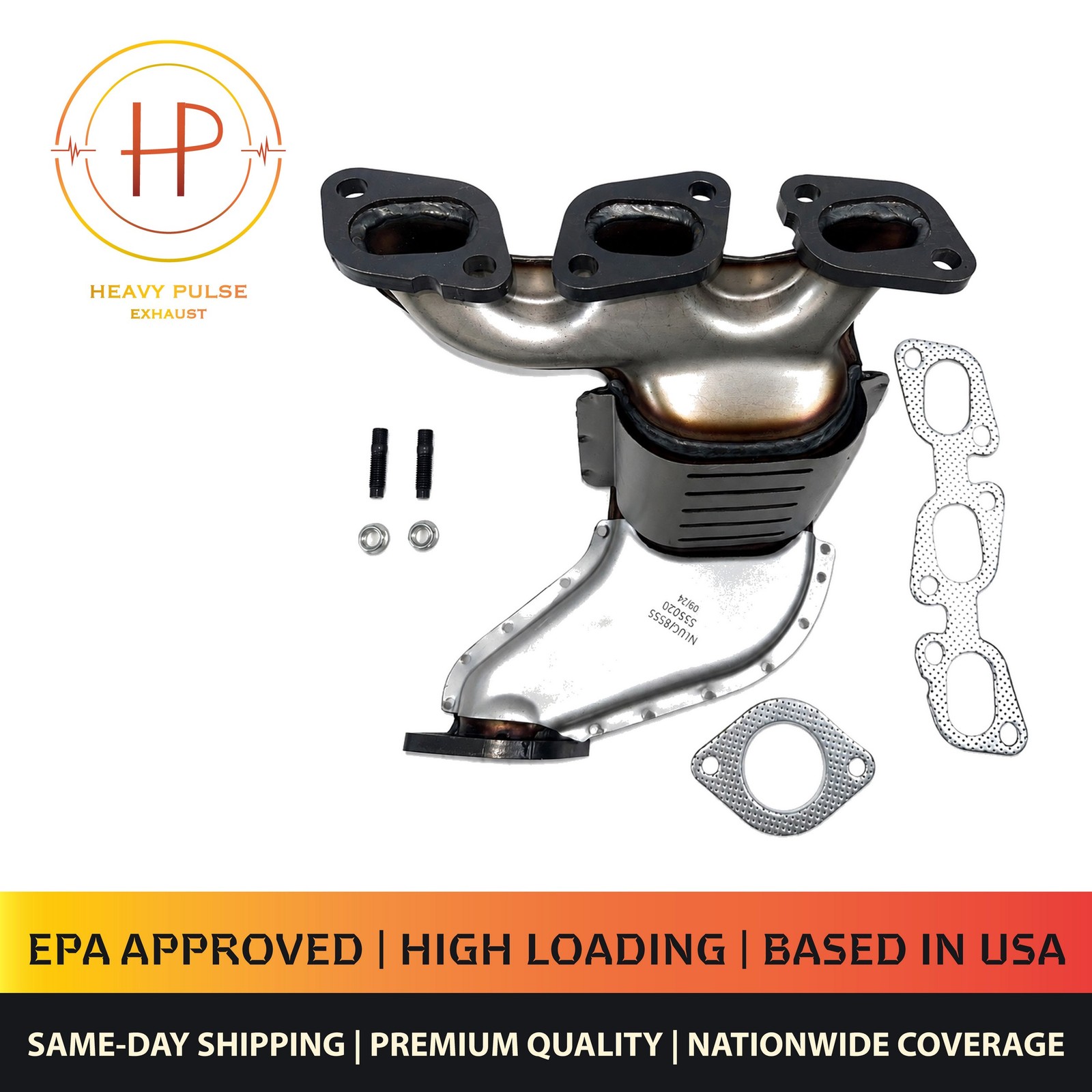 Catalytic Converter with Integrated Exhaust Manifold for 2003-2005 Mercury Sable