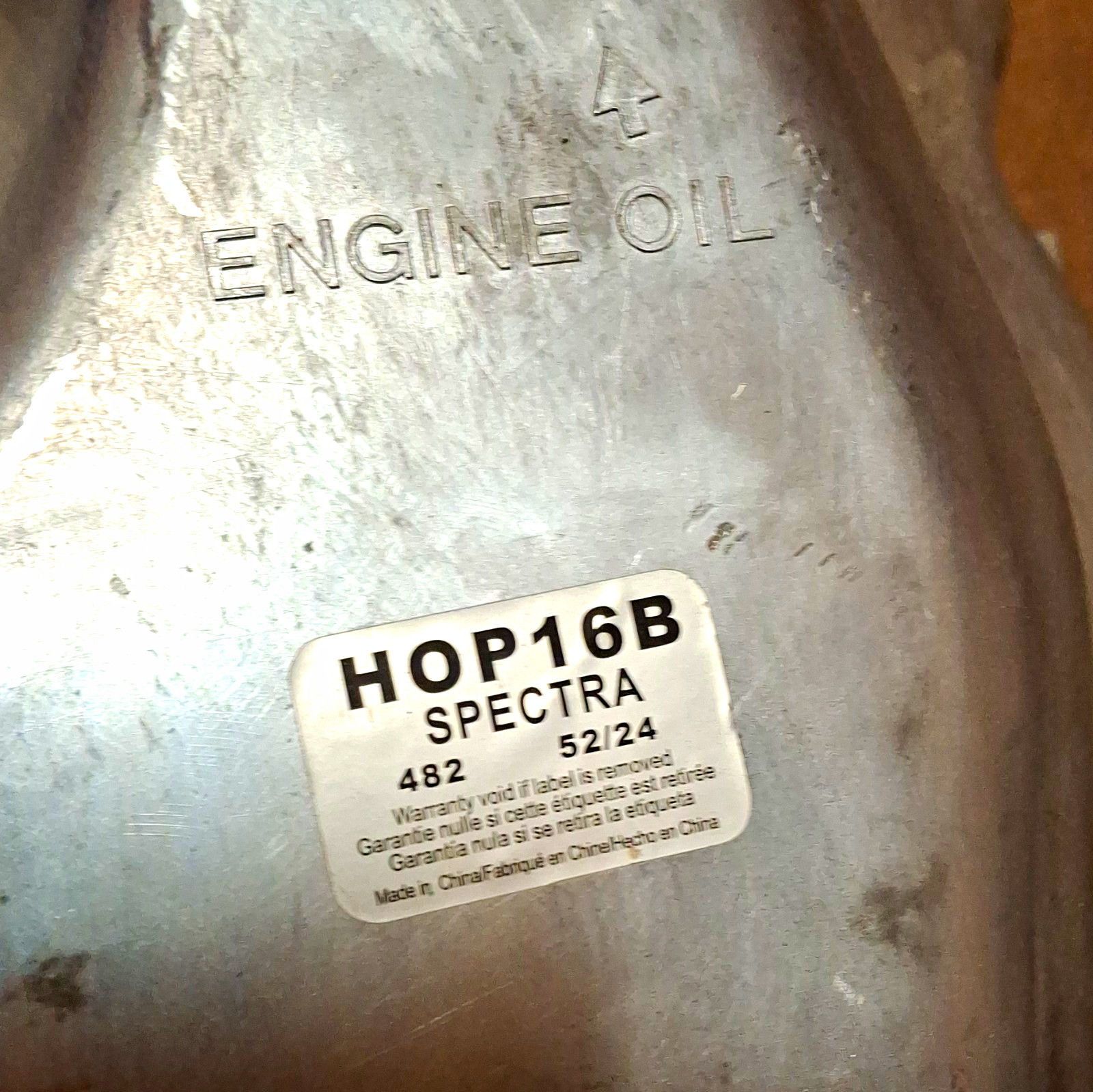 Spectra Premium HOP16B Engine Oil Pan Spectra Premium HOP16B Engine Oil Pan