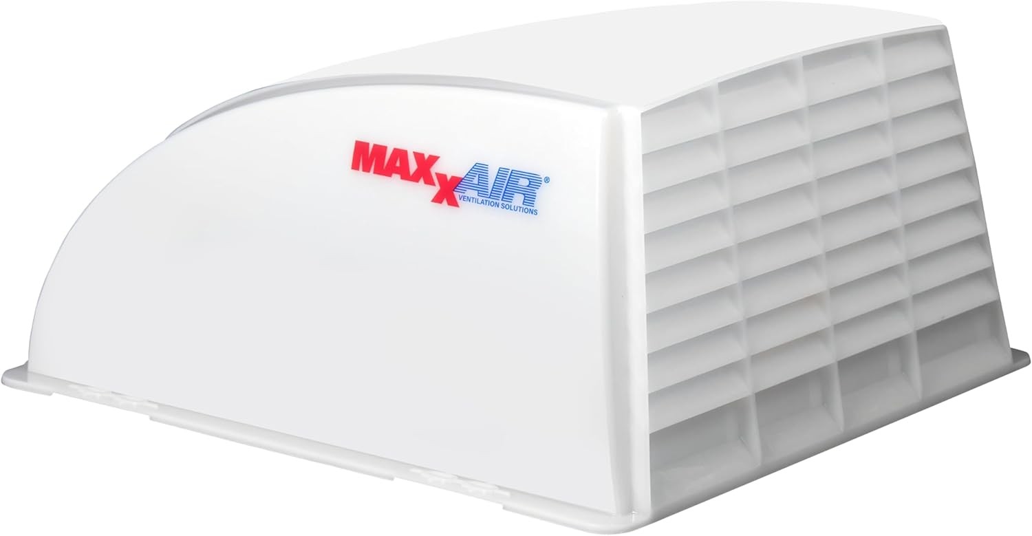 MAXXAIR Maxx I+ RV Vent Cover, Zero-Leak, Easy Install, White, 00-933051 MAXXAIR Maxx I+ RV Vent Cover, Zero-Leak, Easy Install, White, 00-933051