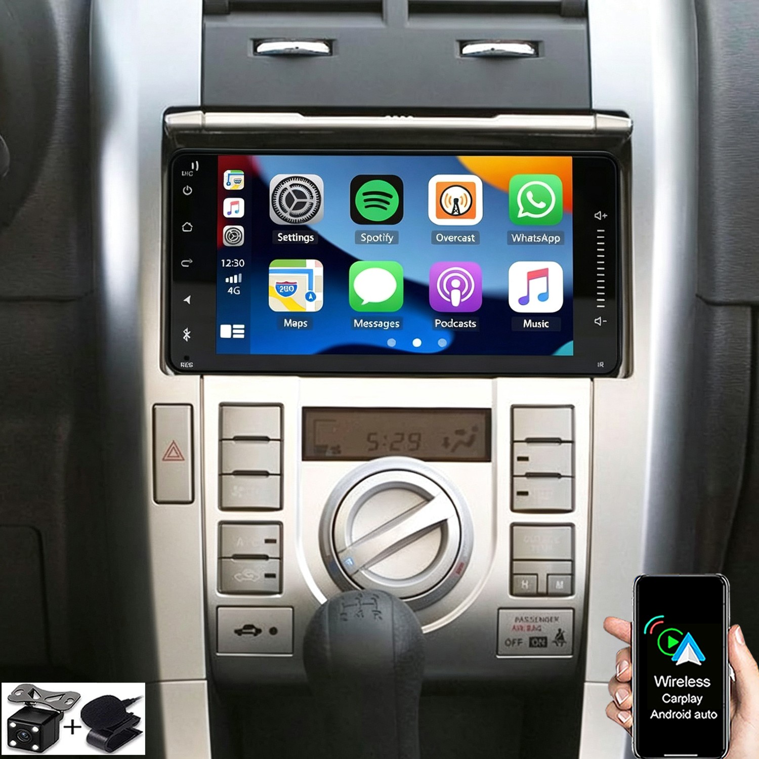 For 2005 2006 2007-2010 Scion tC Android 15 CarPlay Car Stereo Radio GPS AHD Cam For 2005 2006 2007-2010 Scion tC Android 15 CarPlay Car Stereo Radio GPS AHD Cam