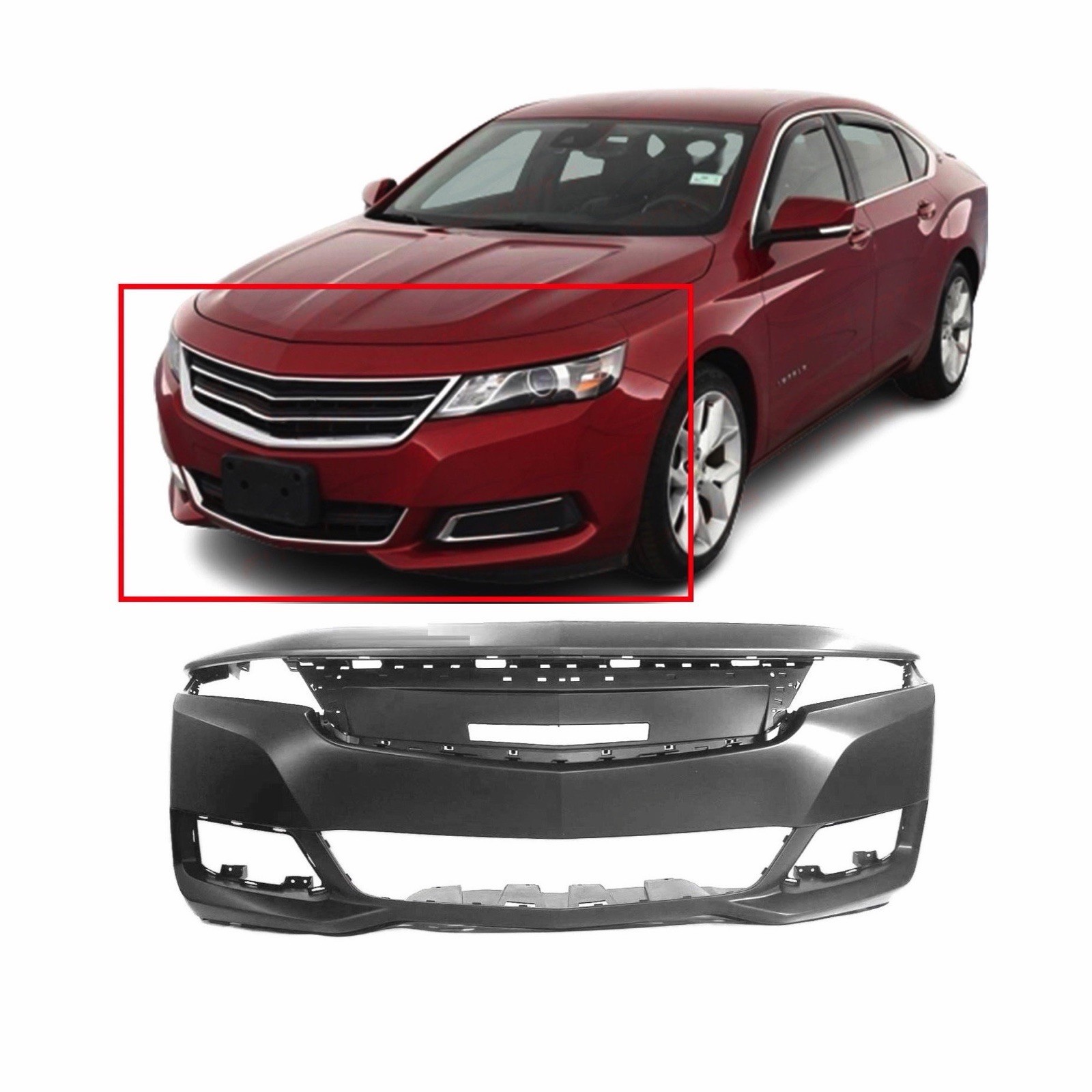 BUMPER COVER FOR CHEVROLET IMPALA 2014-2019
