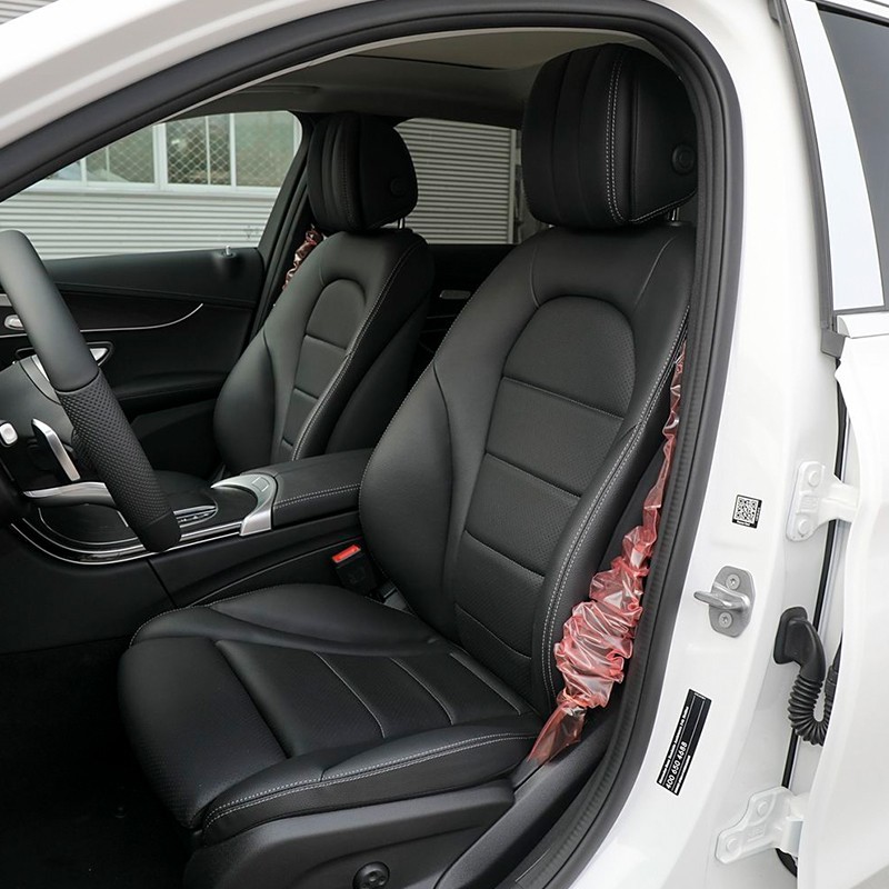 FOR 2007-2023 MERCEDES-BENZ C250 350 300 MOTOPTES CUSTOM CAR SEAT LEATHER COVERS