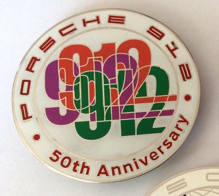 Car Badges - Porsche 912 Badges 50th anniversary badge grill badge emblem Car Badges - Porsche 912 Badges 50th anniversary badge grill badge emblem