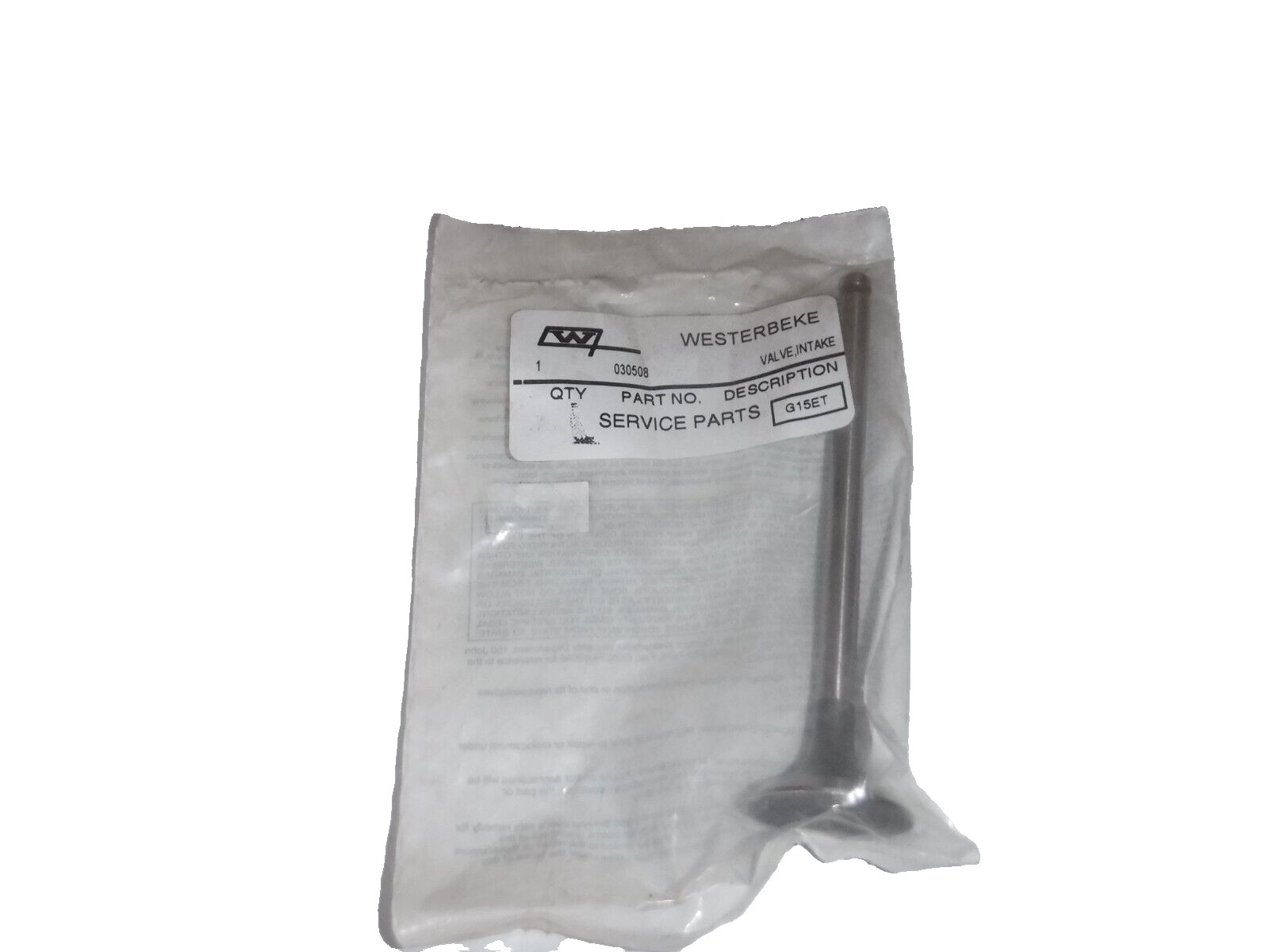 WESTERBEKE INTAKE VALVE 26.2MM DIA 030508 WESTERBEKE INTAKE VALVE 26.2MM DIA 030508